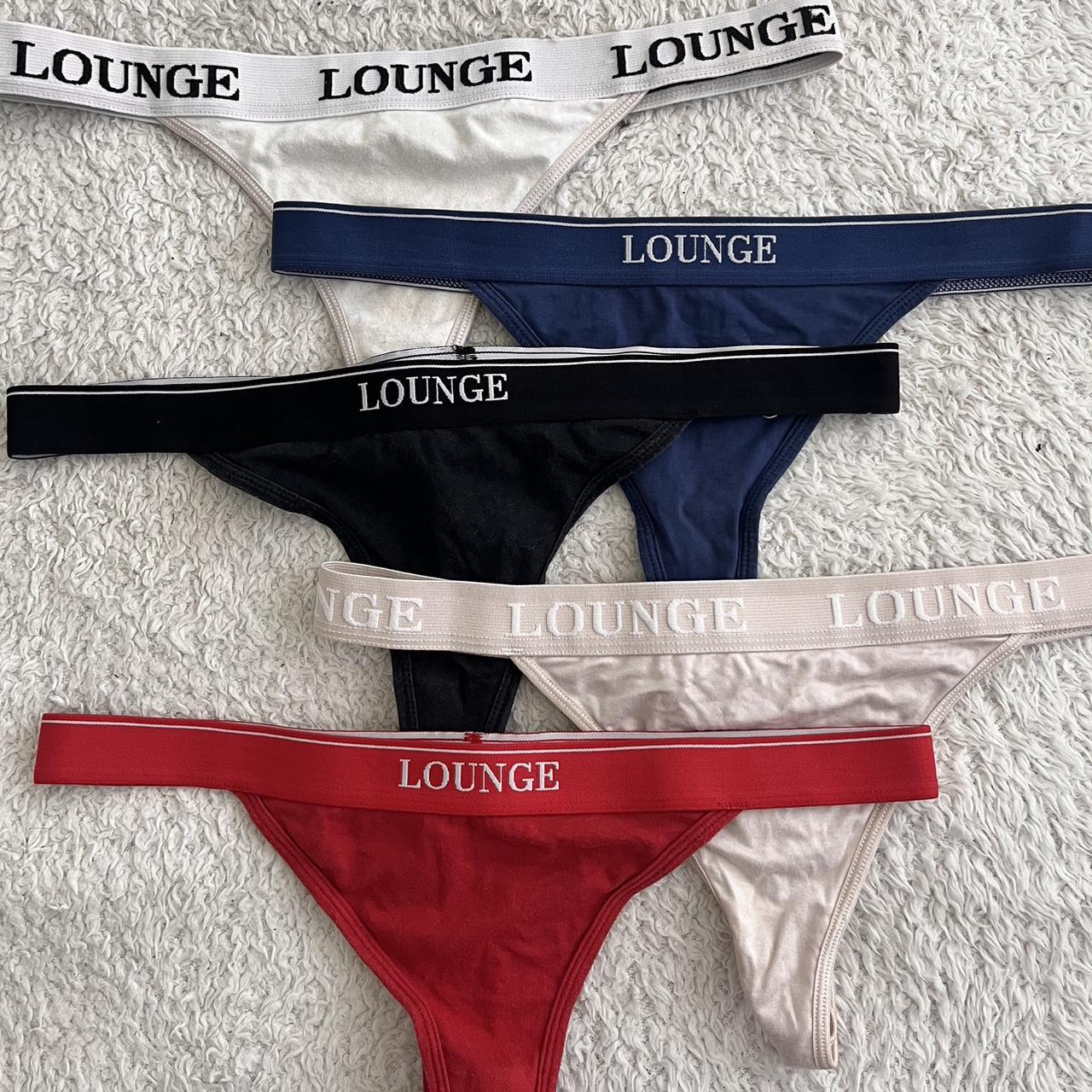 Various Lounge thongs. Size L. Worn only a handful