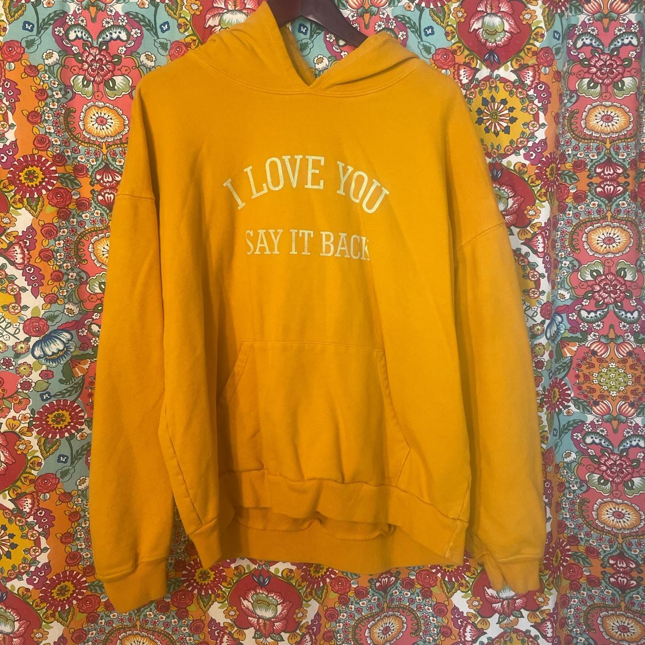 I think i love you sale yellow hoodie