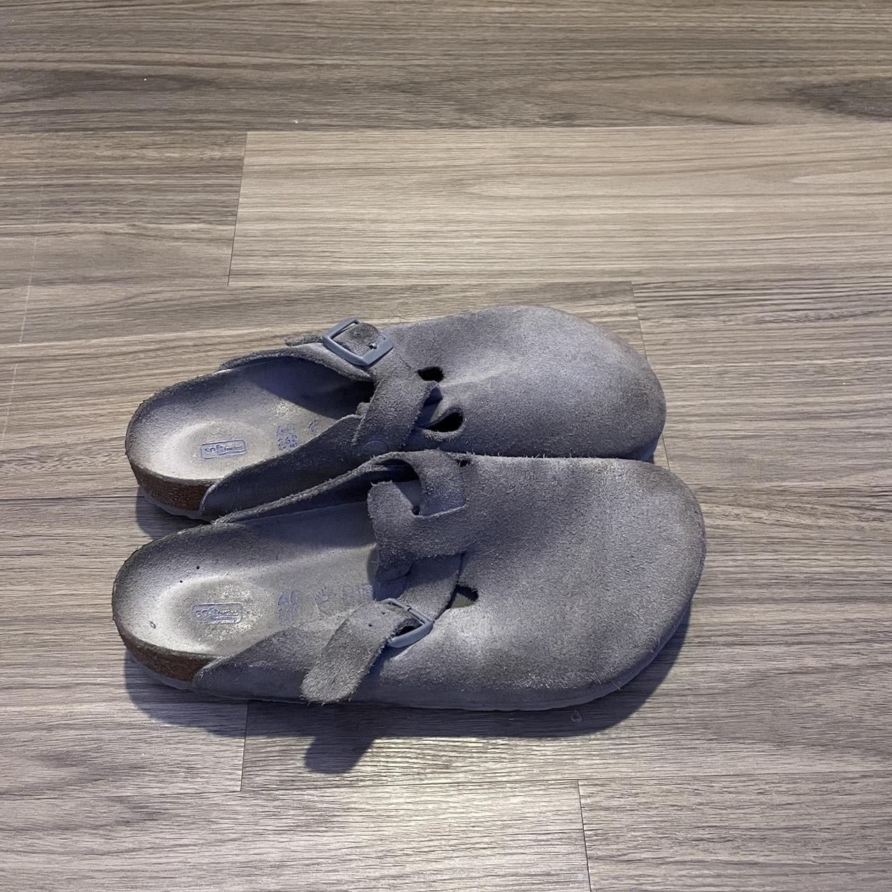 light grey birkenstocks