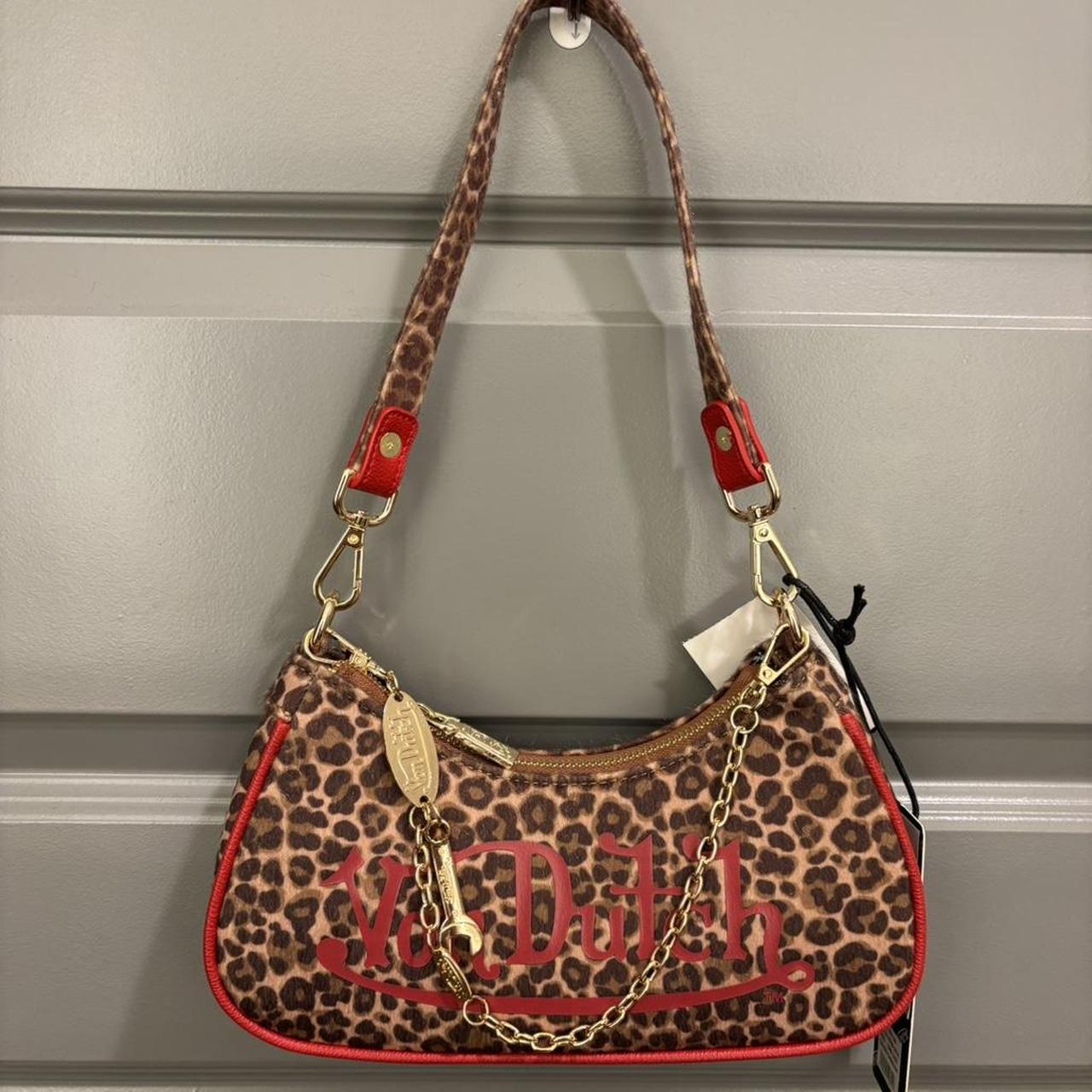 Cow Print Red Von Dutch Purse Von Dutch Hot Pink White Bowling Bag