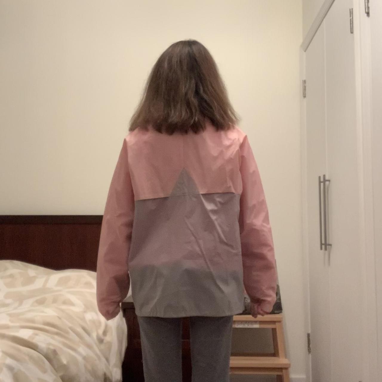 K-Way Women's Grey and Pink Coat (4)