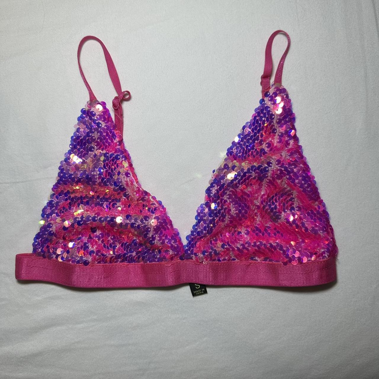 sweet sparkly bralette ! really cute for nights out - Depop