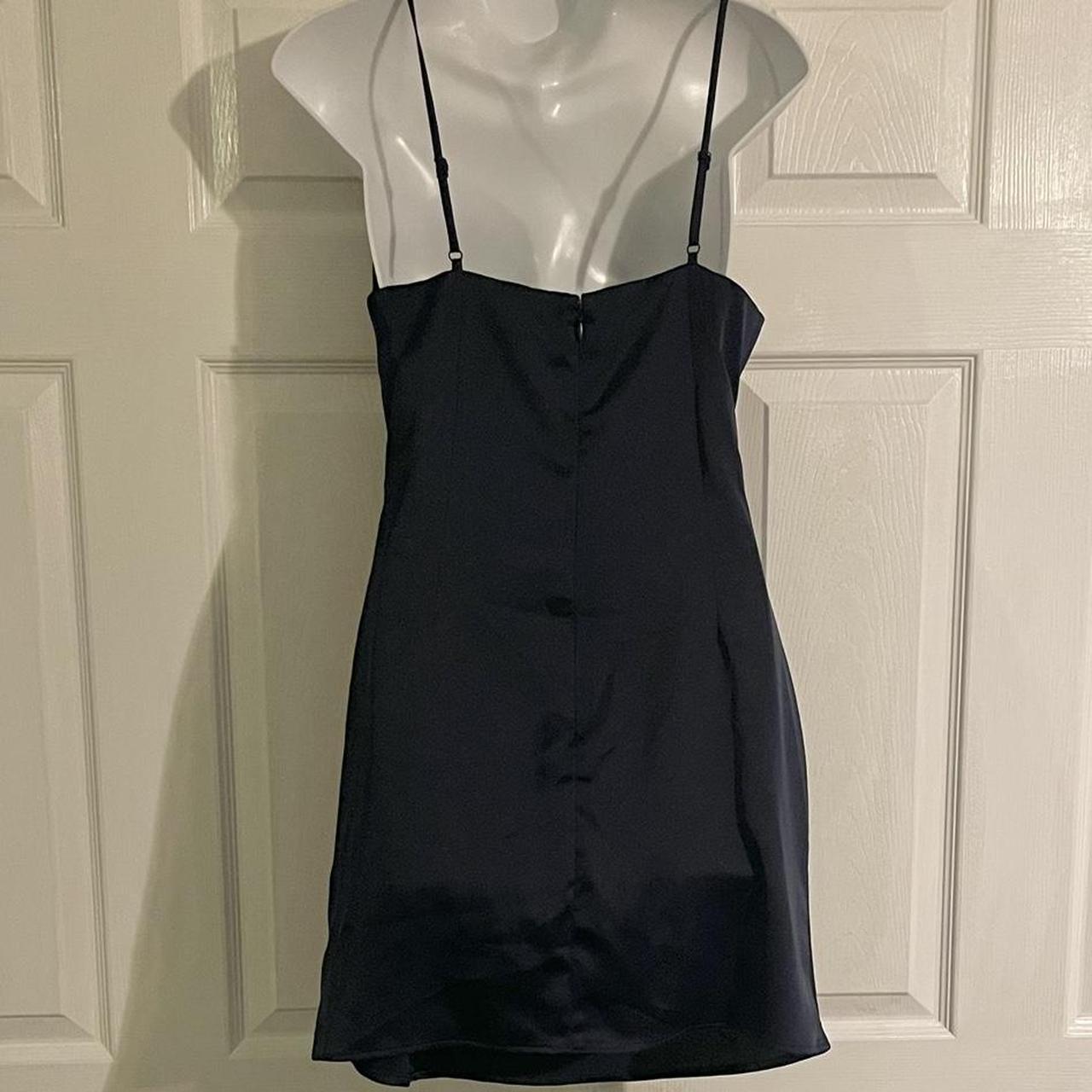 House of CB Women's Navy and Blue Dress | Depop