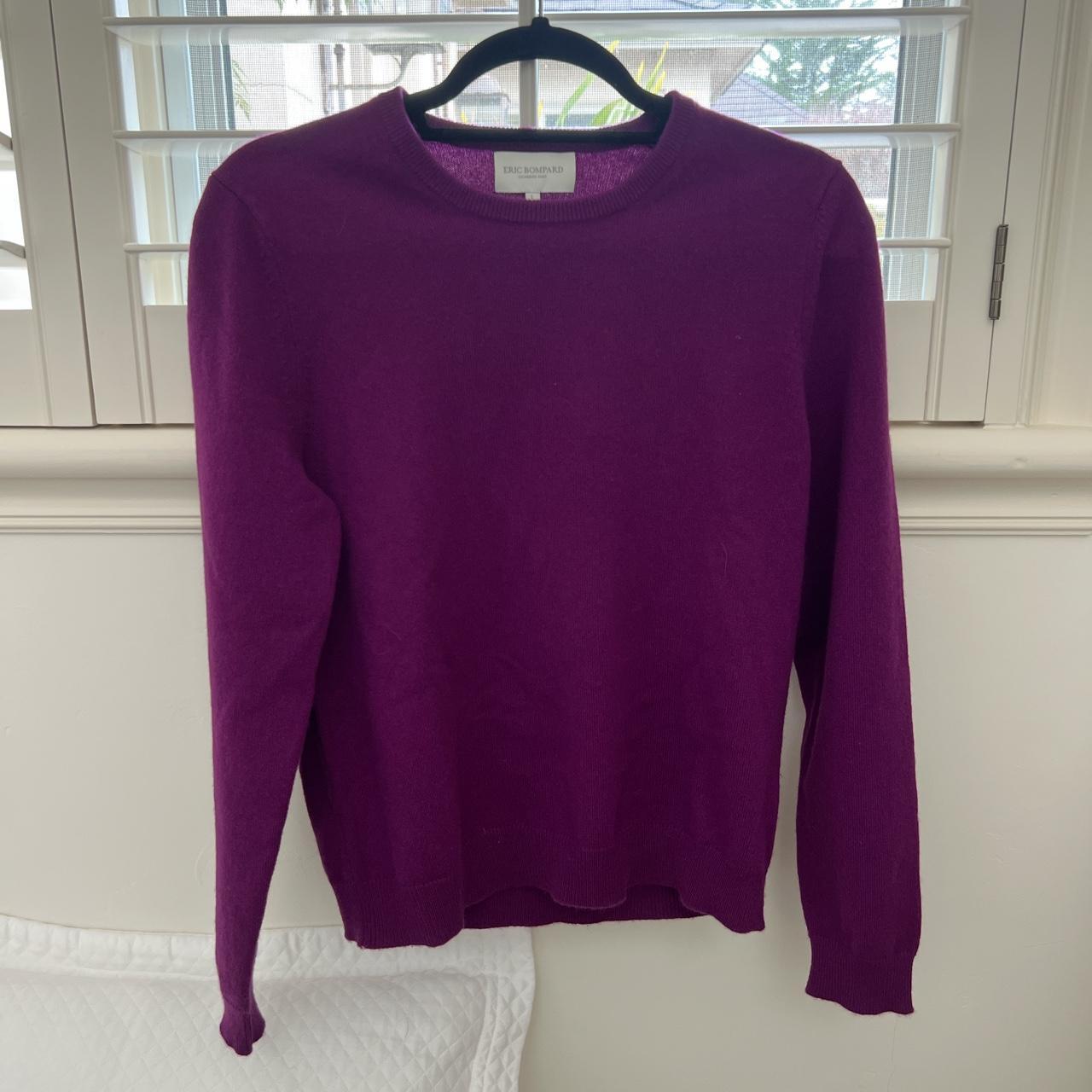 Eric Bompard Cashmere sweater, size L. Fits me well... - Depop