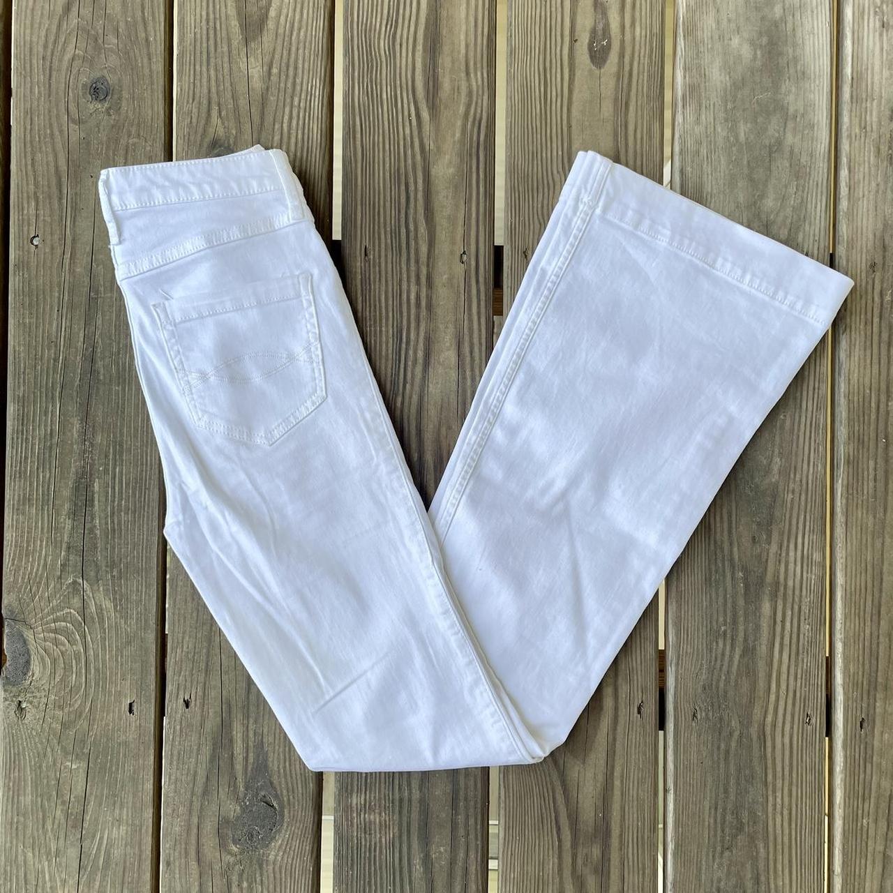 Abercrombie and fitch white sales jeans