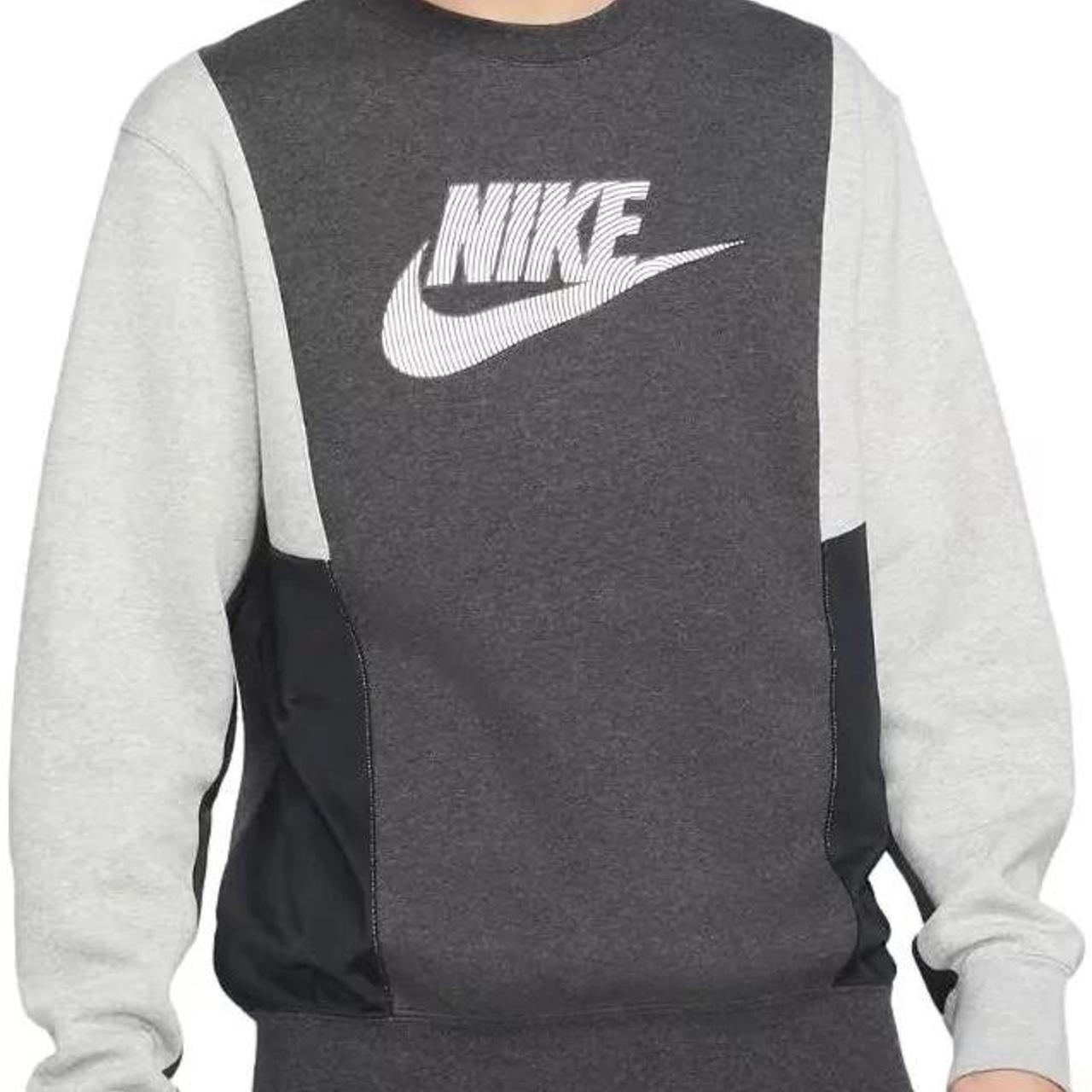 Nike Hybrid Grey Set Tracksuit Size M Top & Bottom Depop