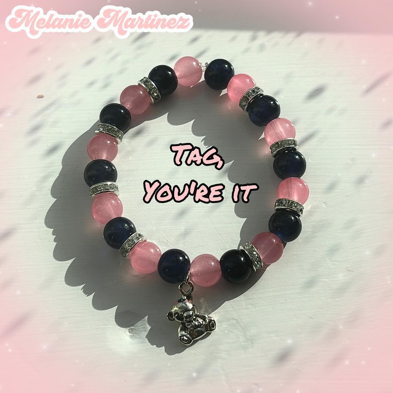 MELANIE MARTINEZ CRYSTAL CRYBABY BEAD BRACELET ~ tag...