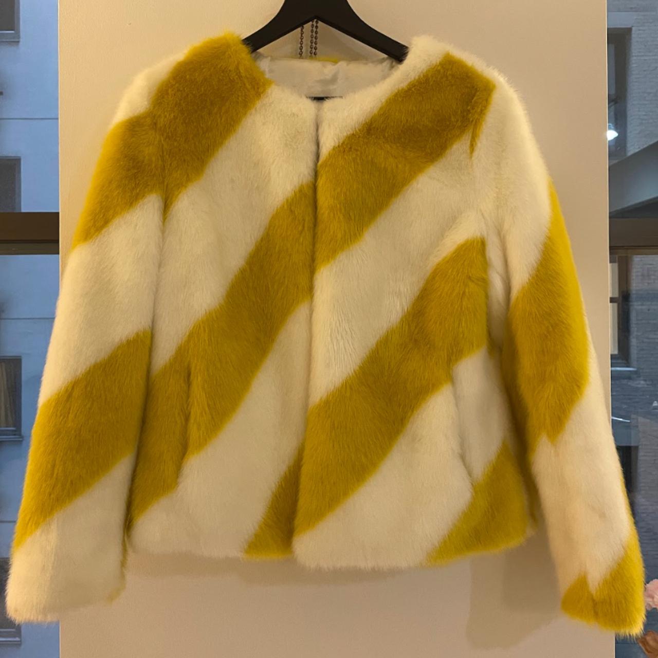 Wool coat Sam Edelman fea Yellow