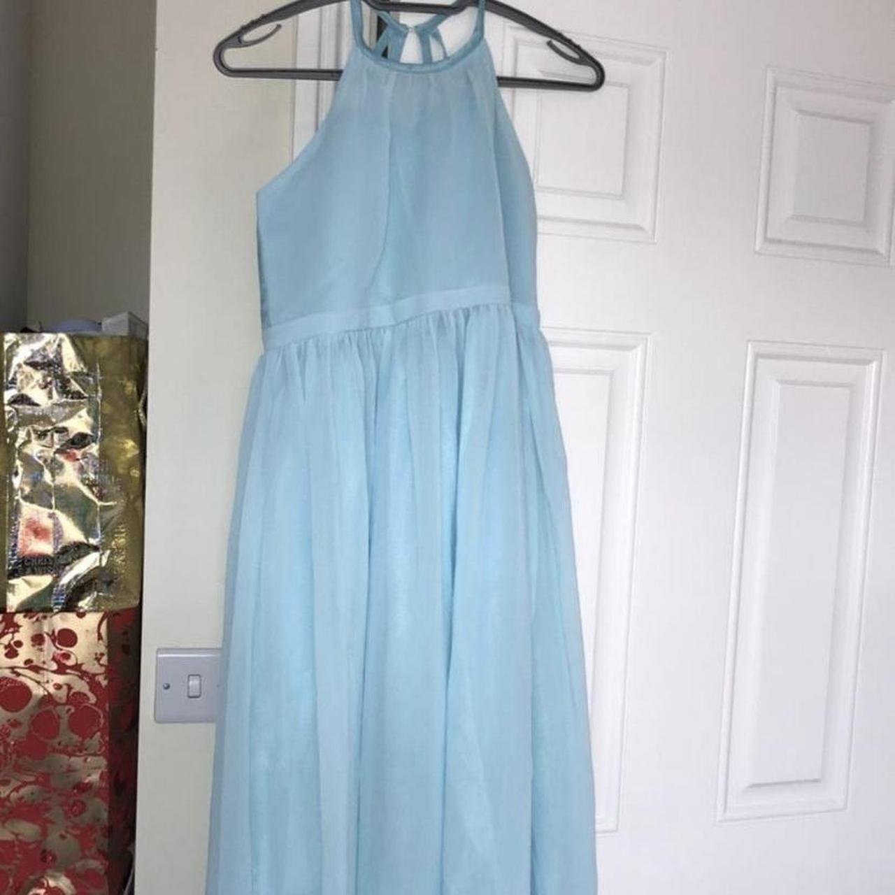 Baby blue prom dress Size 12-14 Open to negotiation... - Depop