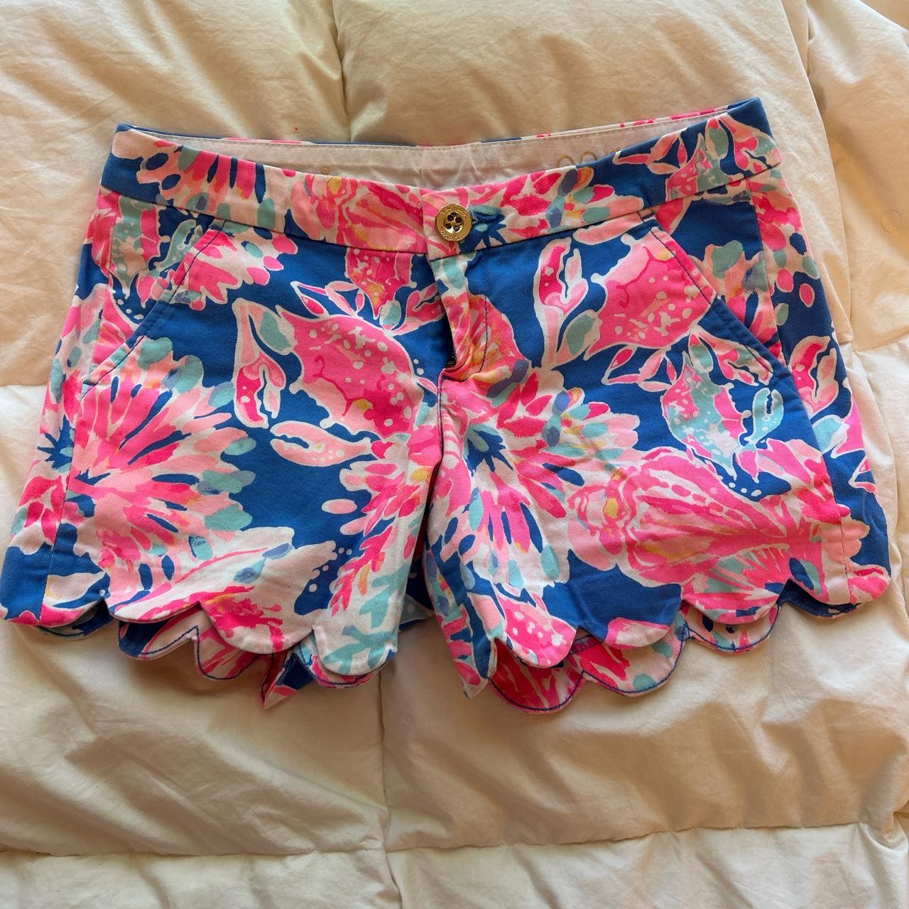 Lilly pulitzer buttercup stretch shorts online