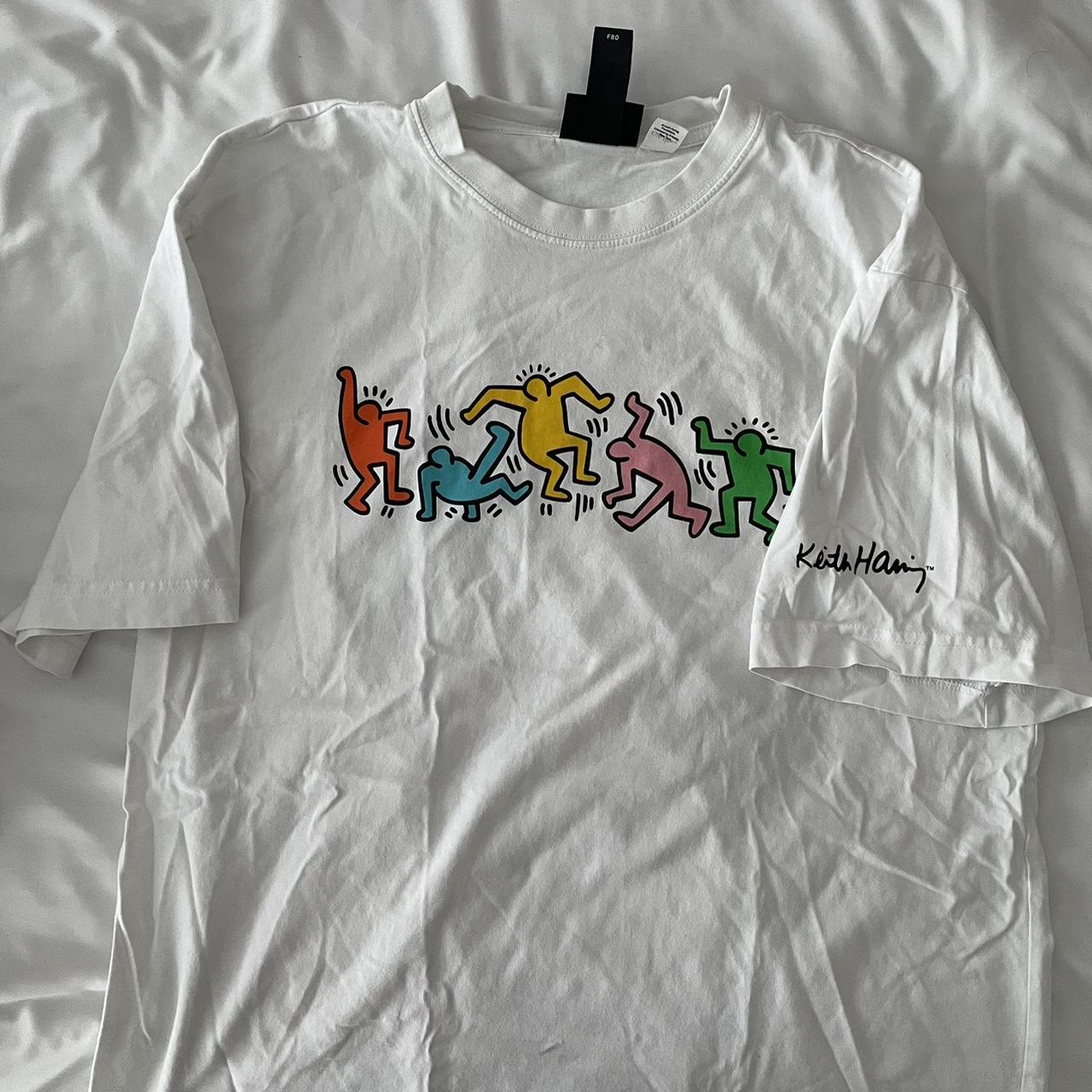new without tags keith haring tee men’s size large - Depop