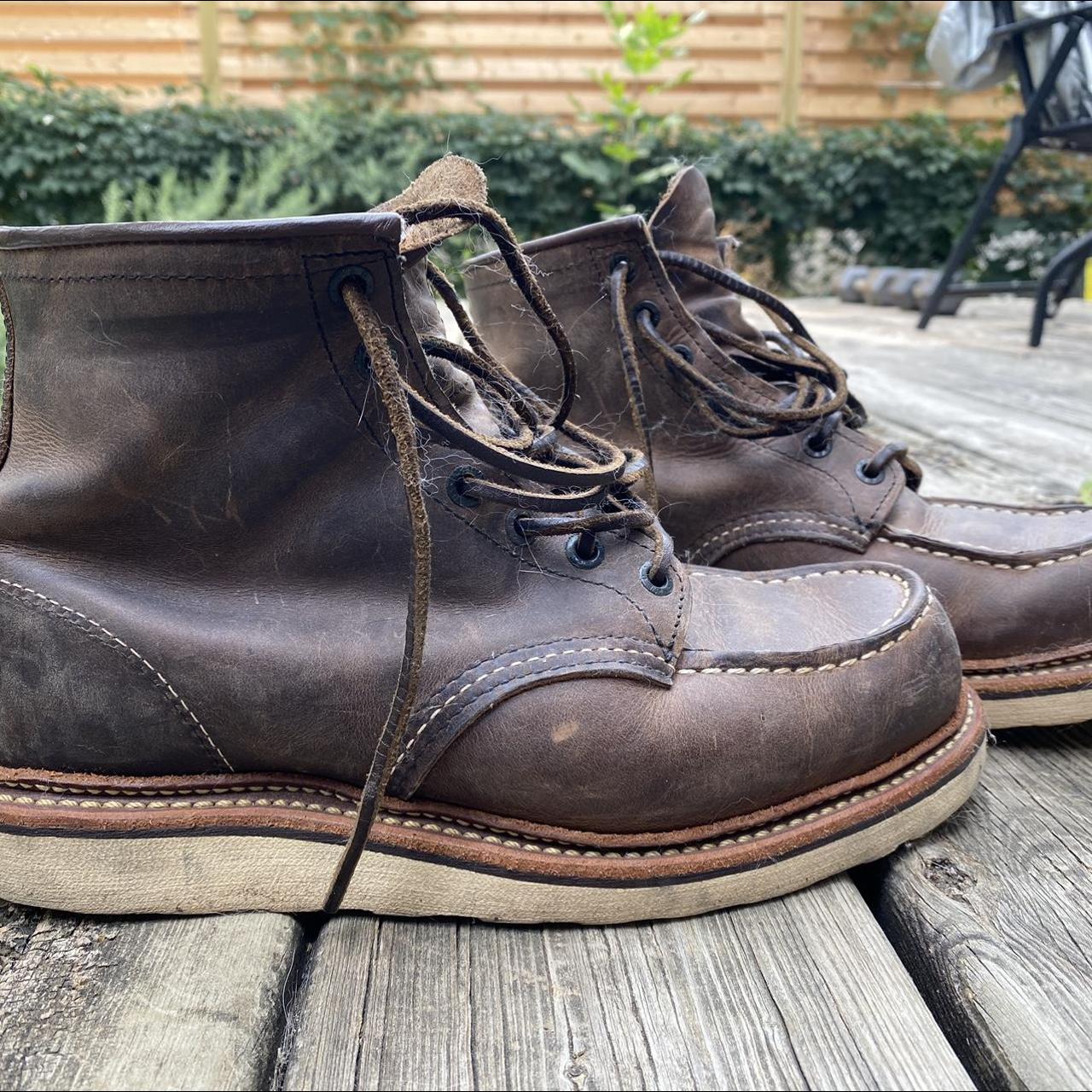 Red Wing Heritage moc toe boots #redwing #moctoe... - Depop