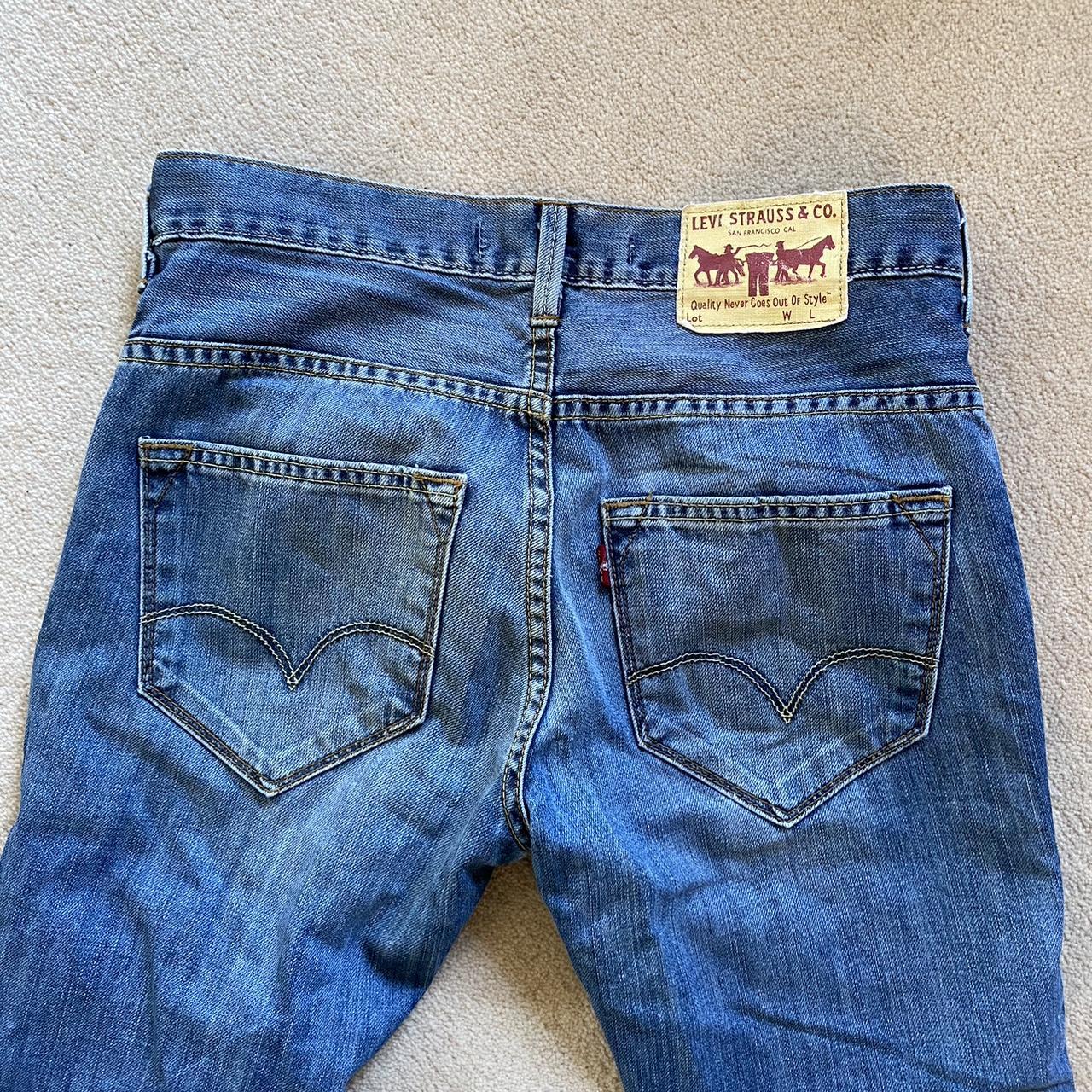 Genuine vintage Levi’s low rise jeans Women’s size... - Depop