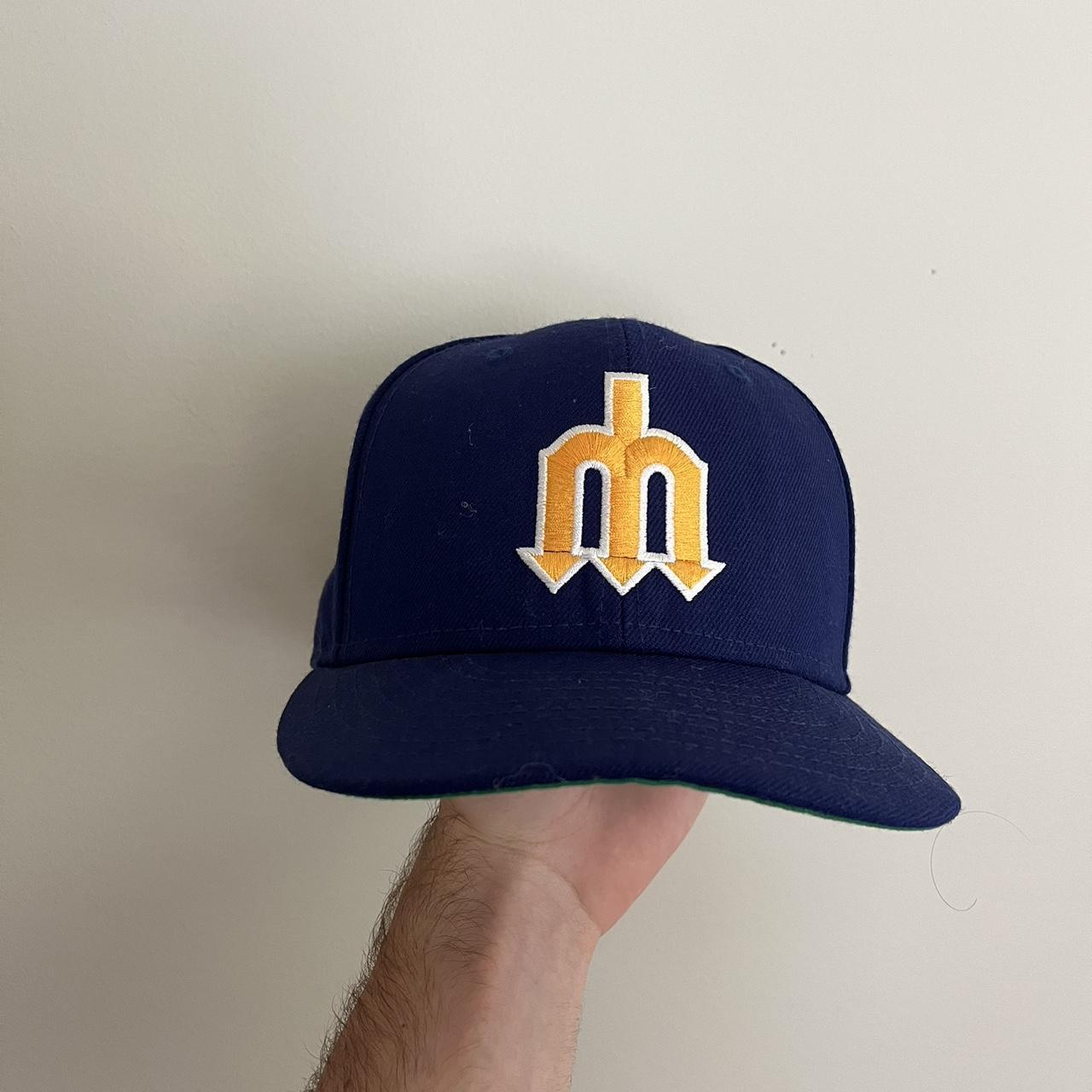 Seattle Mariners / WSU Color-scheme Throwback Hat. - Depop