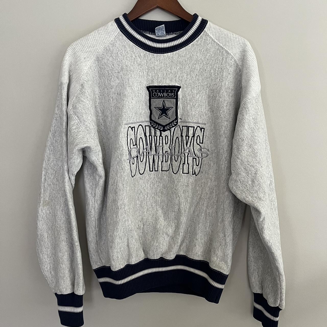 VINTAGE DALLAS COWBOYS CREWNECK SWEATER SIZE MEDIUM - Depop