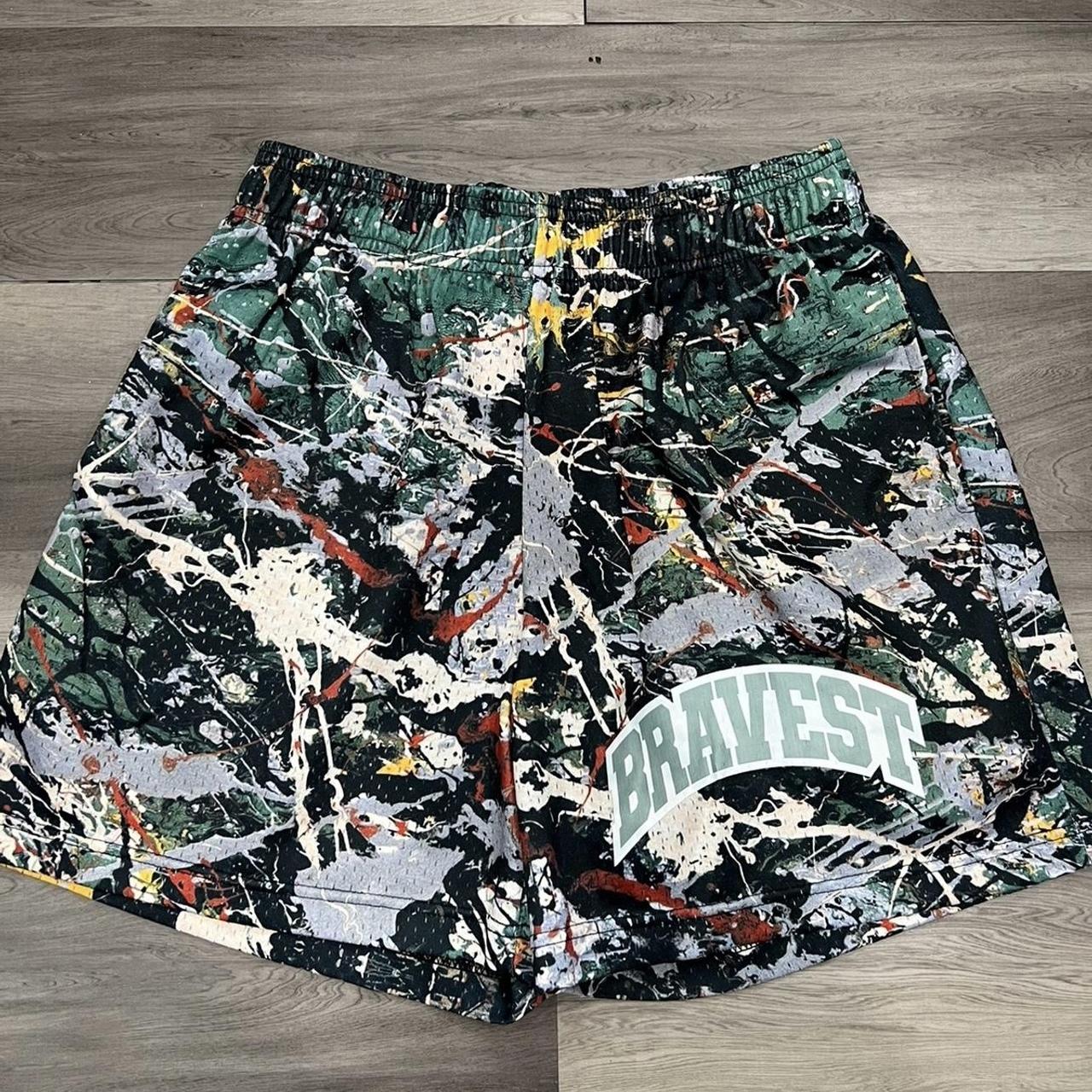 I have this LV bravest studios shorts coming in on - Depop