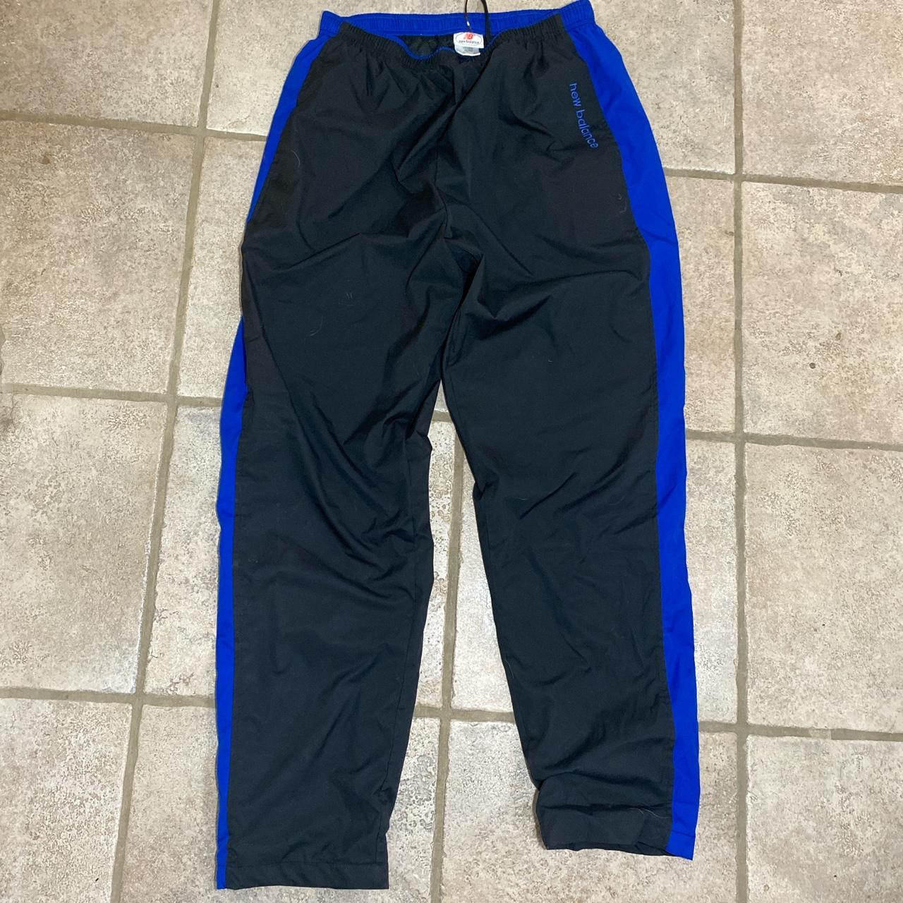 New Balance Men's Blue and Black Joggers-tracksuits | Depop