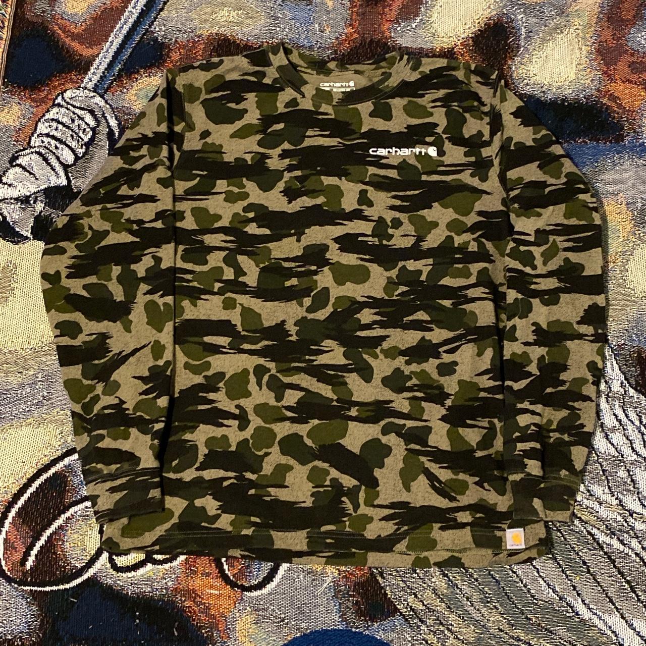 Carhartt camo long sleeve shirt check out the rest... Depop