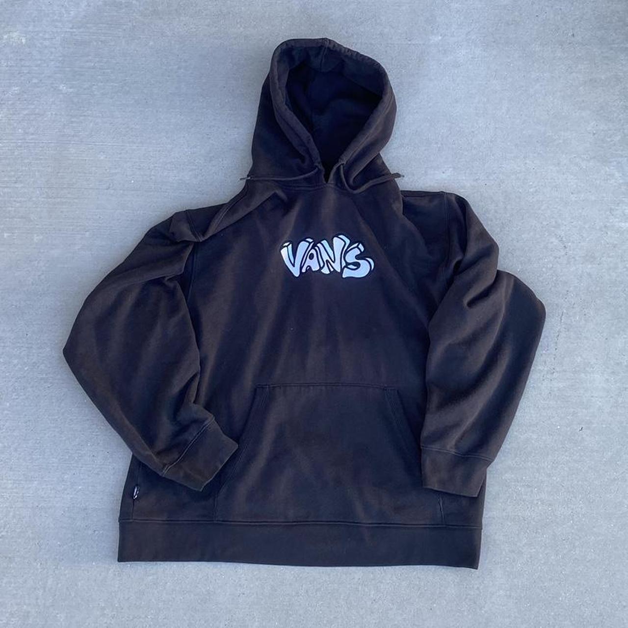 Vans graffiti font hoodie check out the rest of the... - Depop