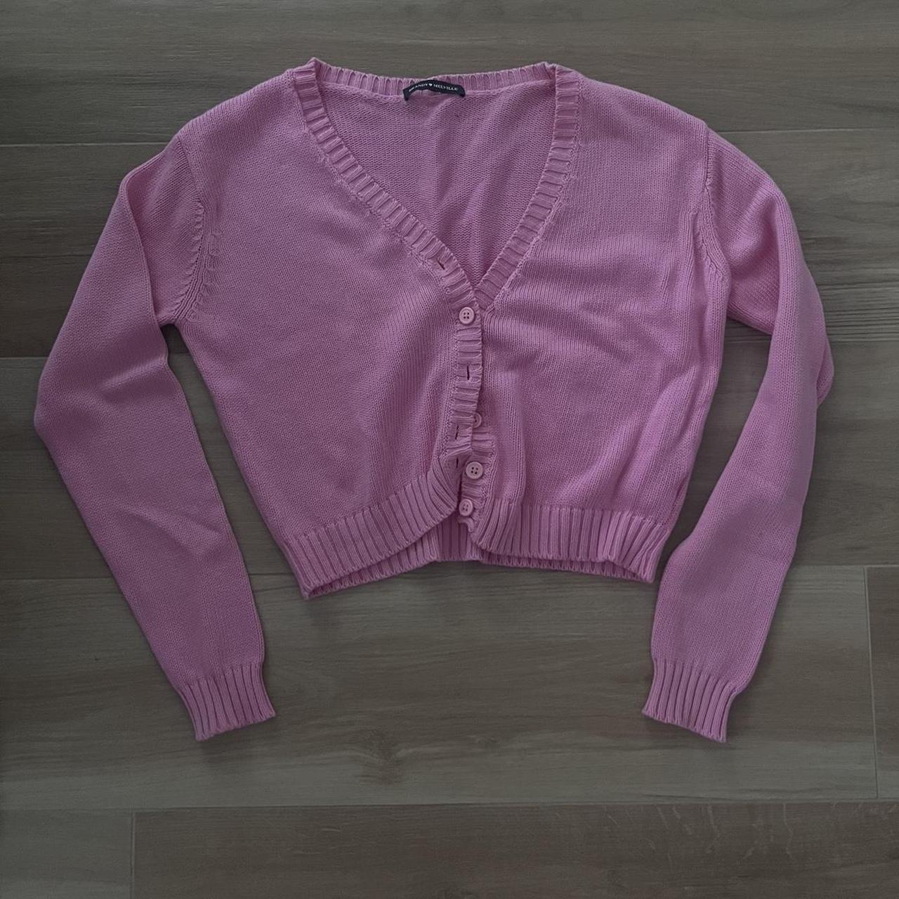 brandy melville pink billie sweater