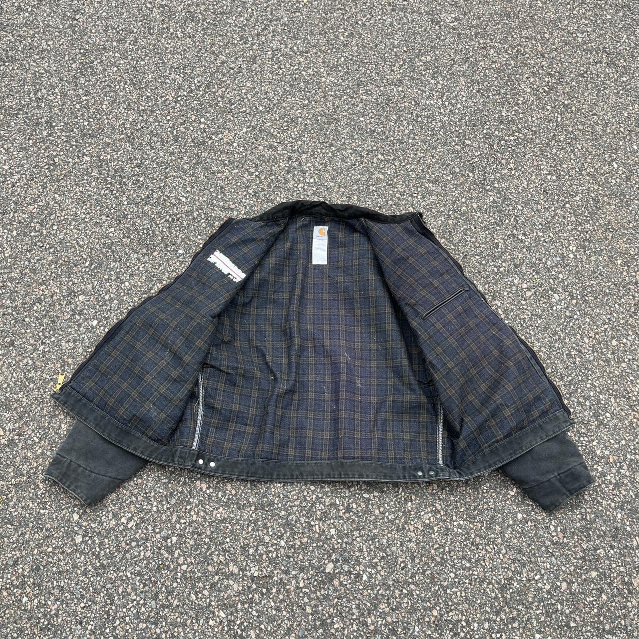 Vintage Faded J97 PTL Carhartt Detroit Jacket Fits... - Depop