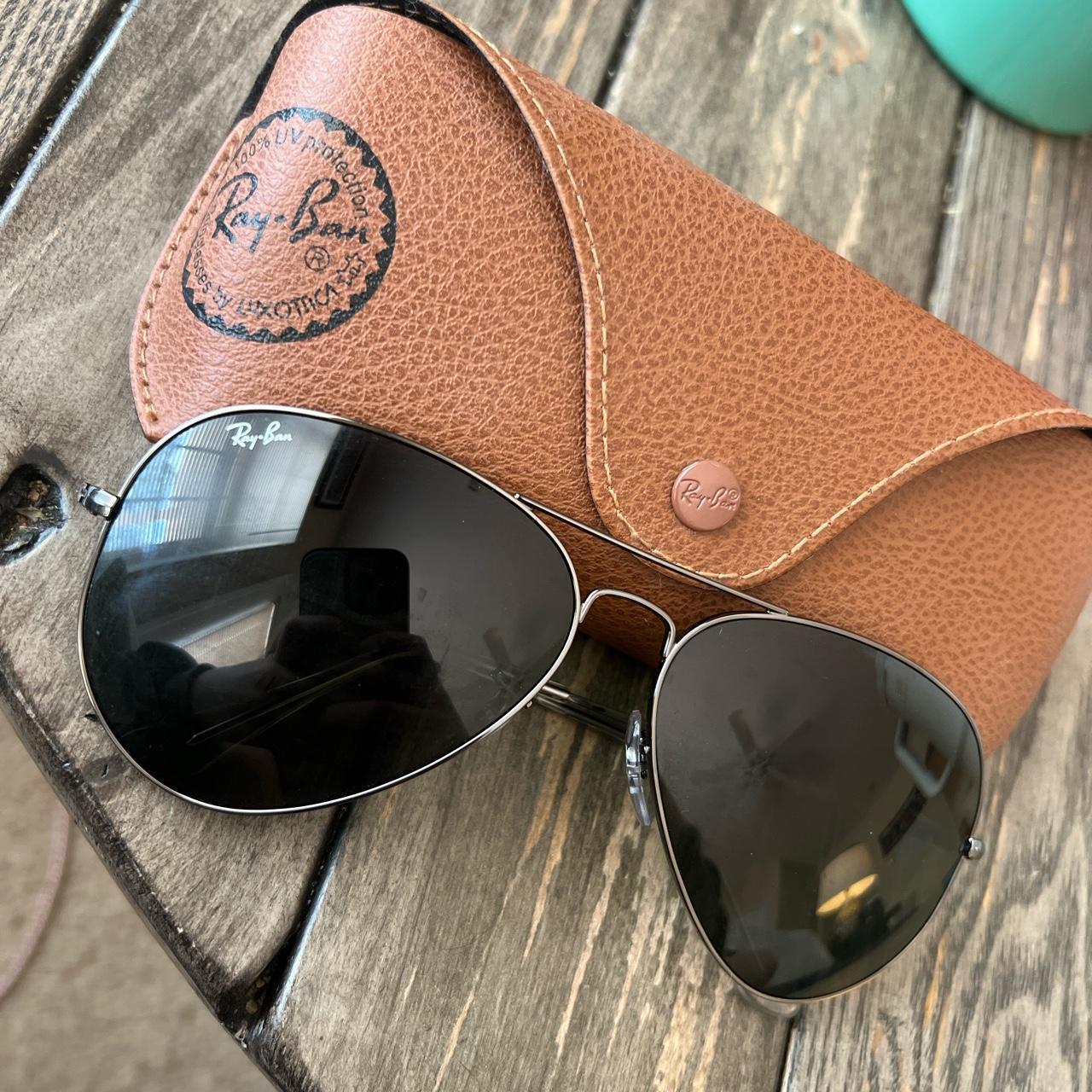 brand new ray bans aviators! never worn, frames too... Depop