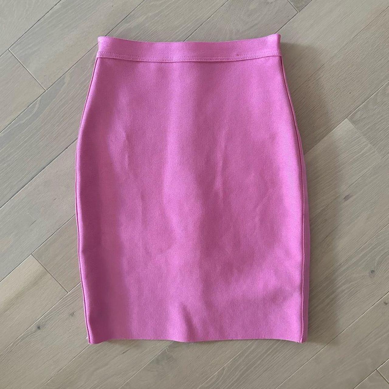 mistress rocks pink bandage pencil skirt in a size... - Depop