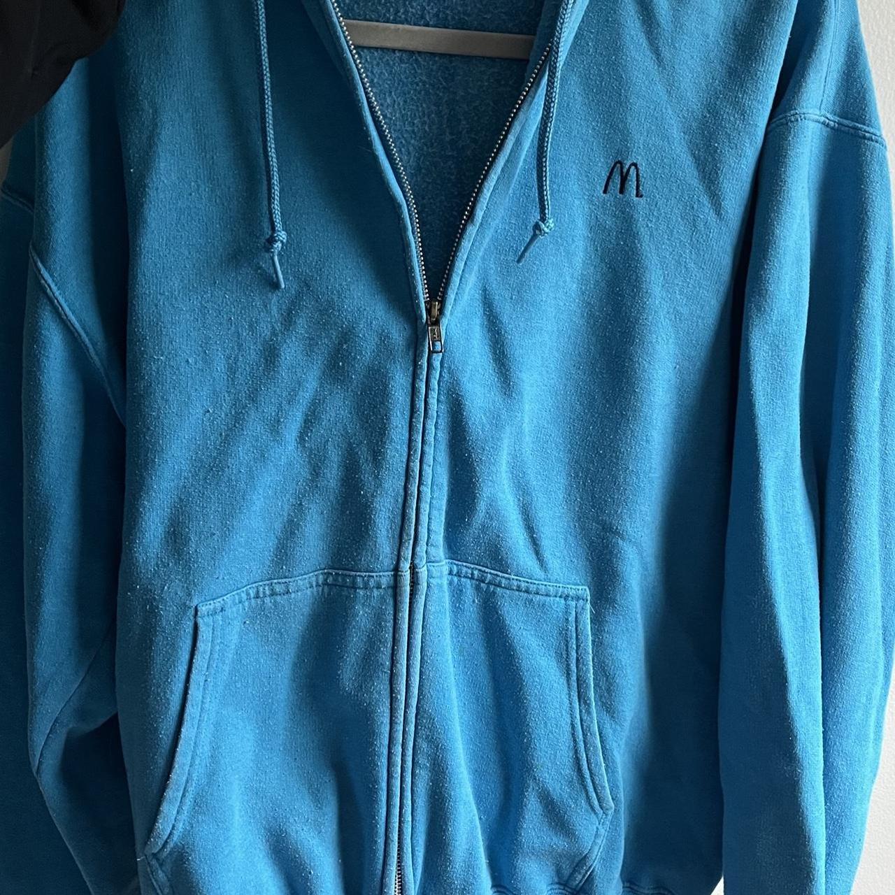 Teal Vintage Mcdonald’s zip up Jacket, Size:...