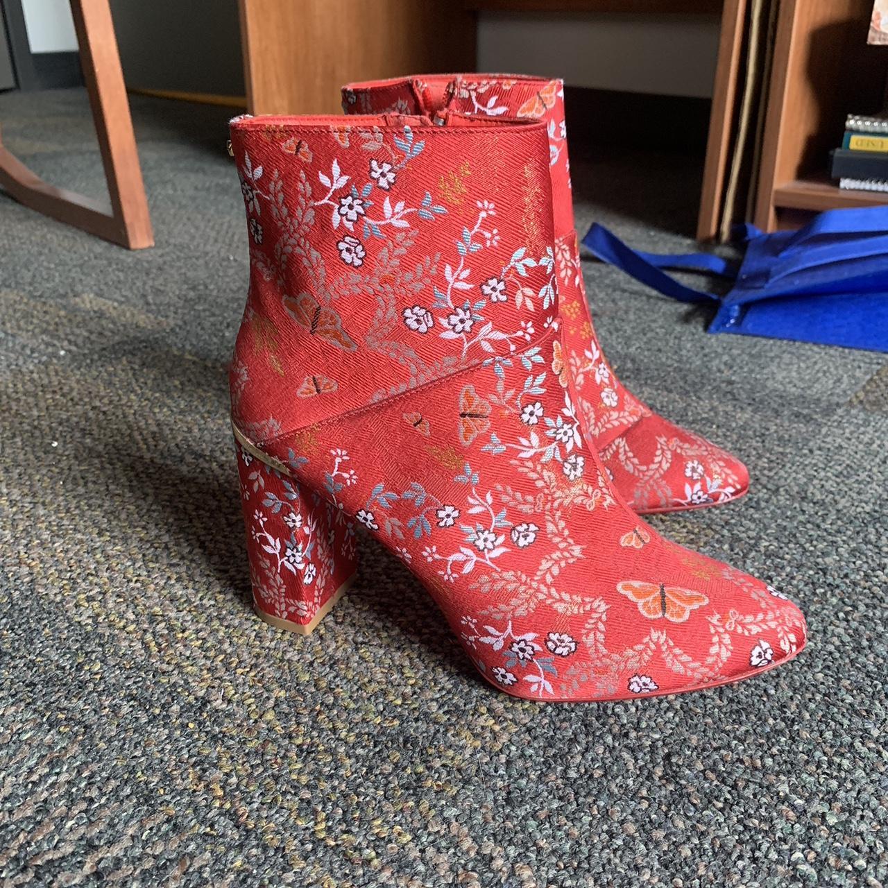 Ted baker red discount boots