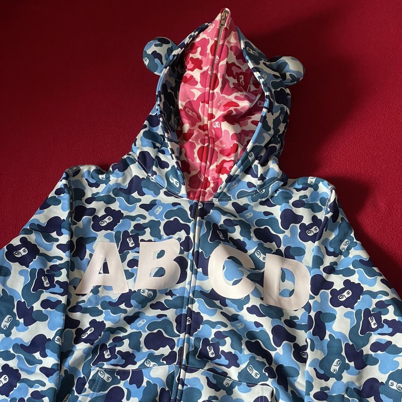 Josewong ABCD fullzip double hoodie blue
