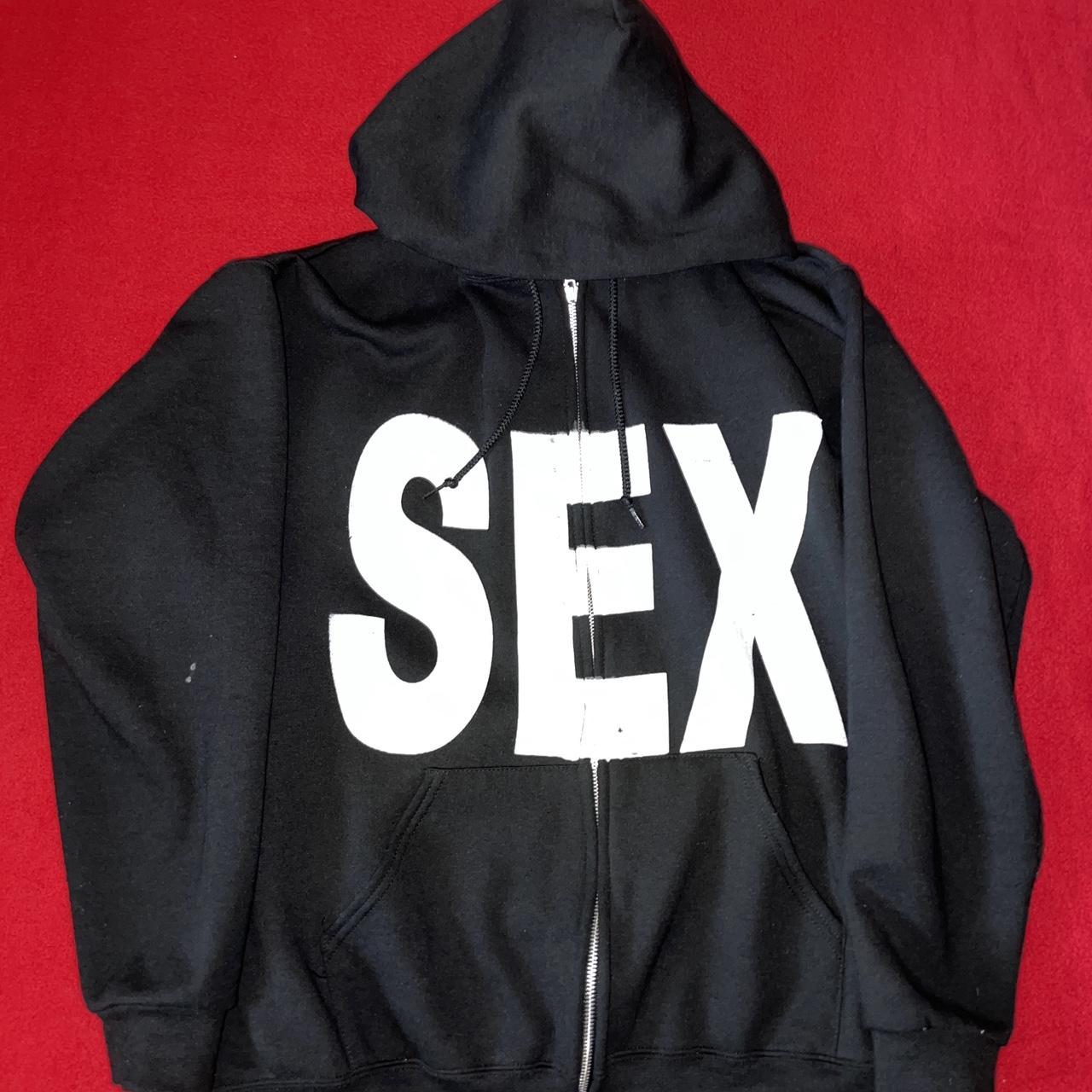 一番の SEX Depop | #romantic #zipup #ilovepunx HOODIE UP ZIP トップス