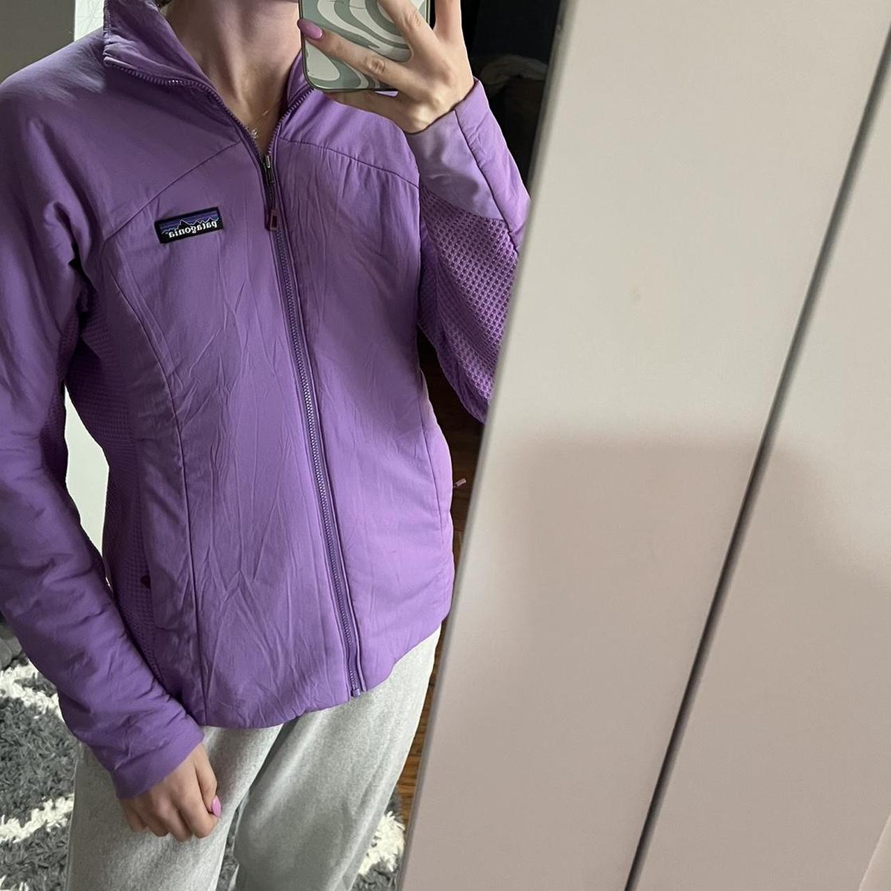 Apana size small purple activewear jacket in perfect - Depop