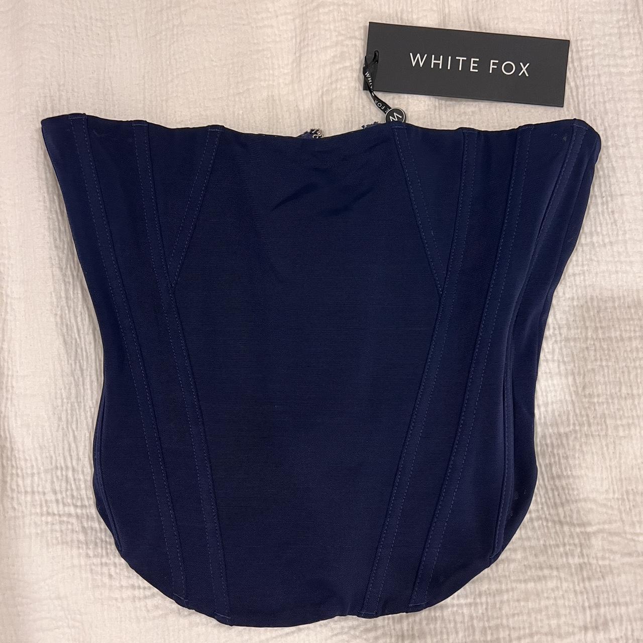 WHITE FOX CORSET BUSTIER size m paid $70 brand... - Depop