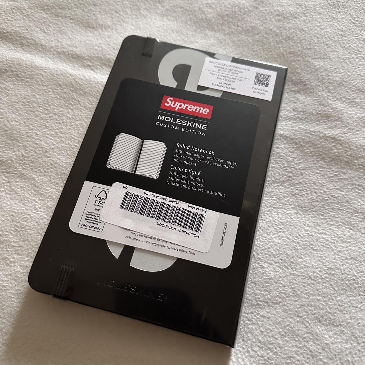 Supreme Moleskine Notebook Large Black Supreme®/Moleskine