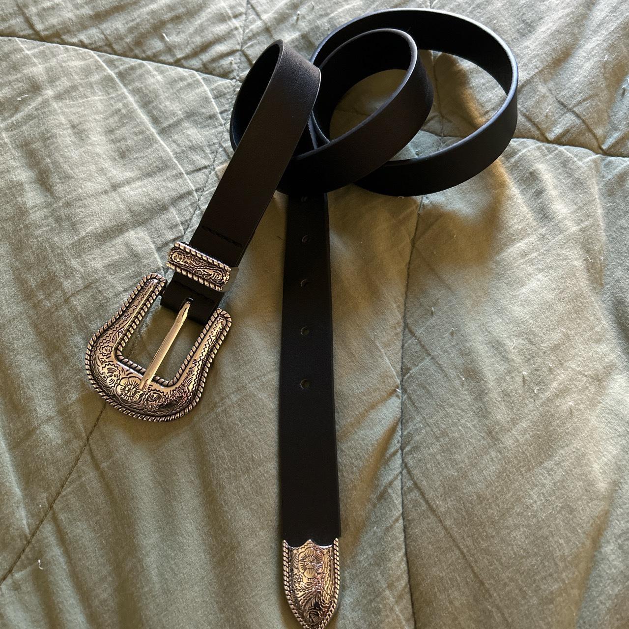 black western style belt fits around M/L belt... Depop