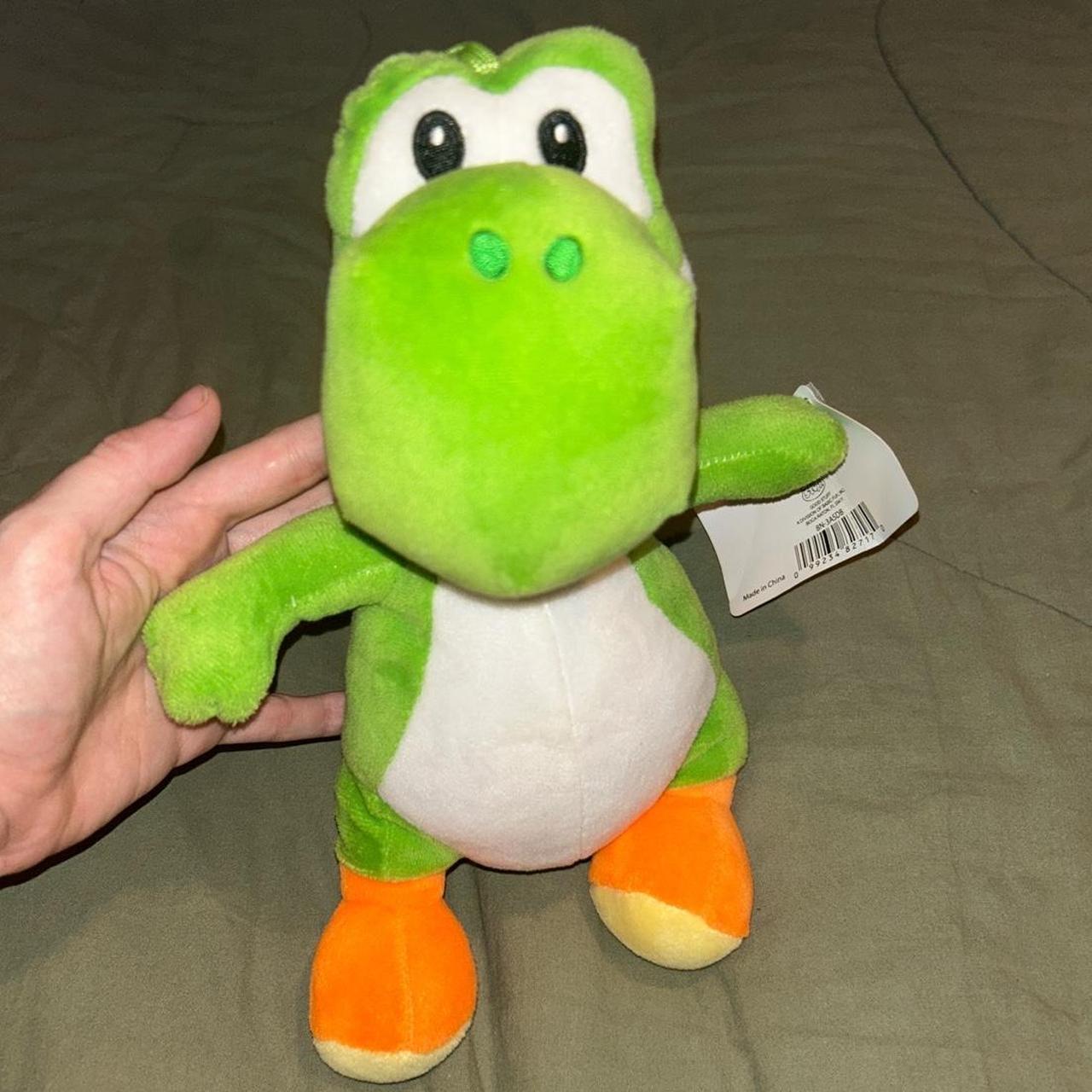 mini yoshi plushie! hand shown for reference #yoshi... - Depop