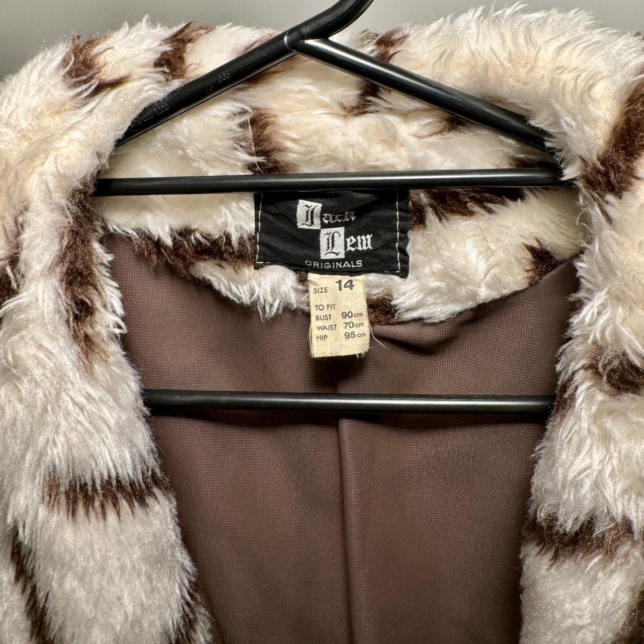 Vintage Jack Lew Originals Faux Fur Jacket Super | Depop