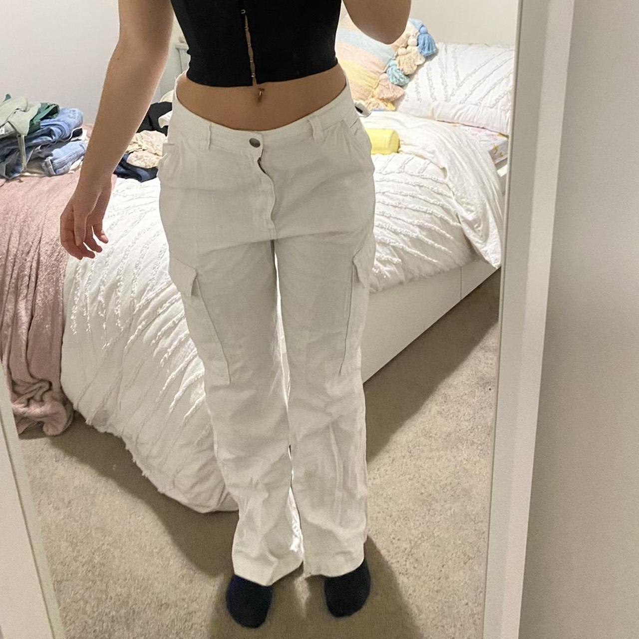 White cargos from Glassons, love them just don’t... - Depop