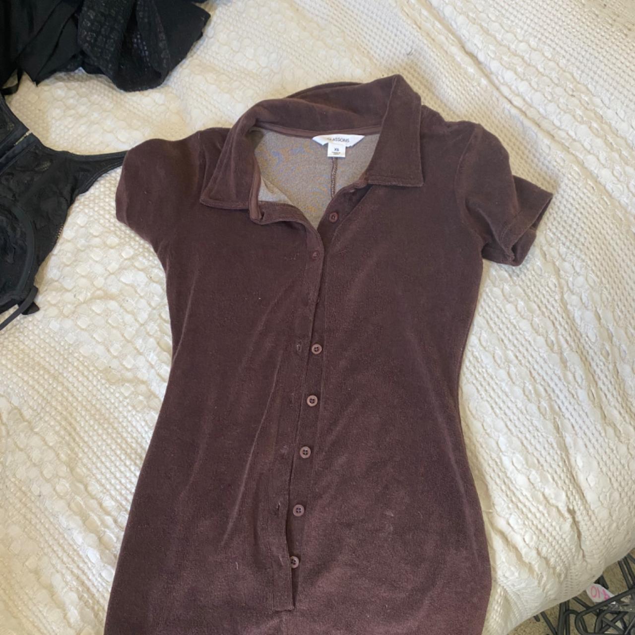 glassons brown romper worn once size XS fits up to... Depop