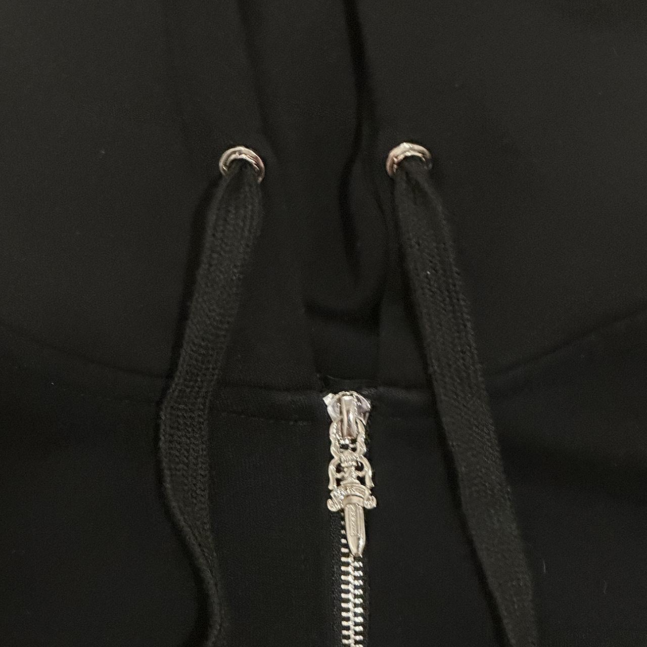 chrome hearts hoodie jacket - Depop