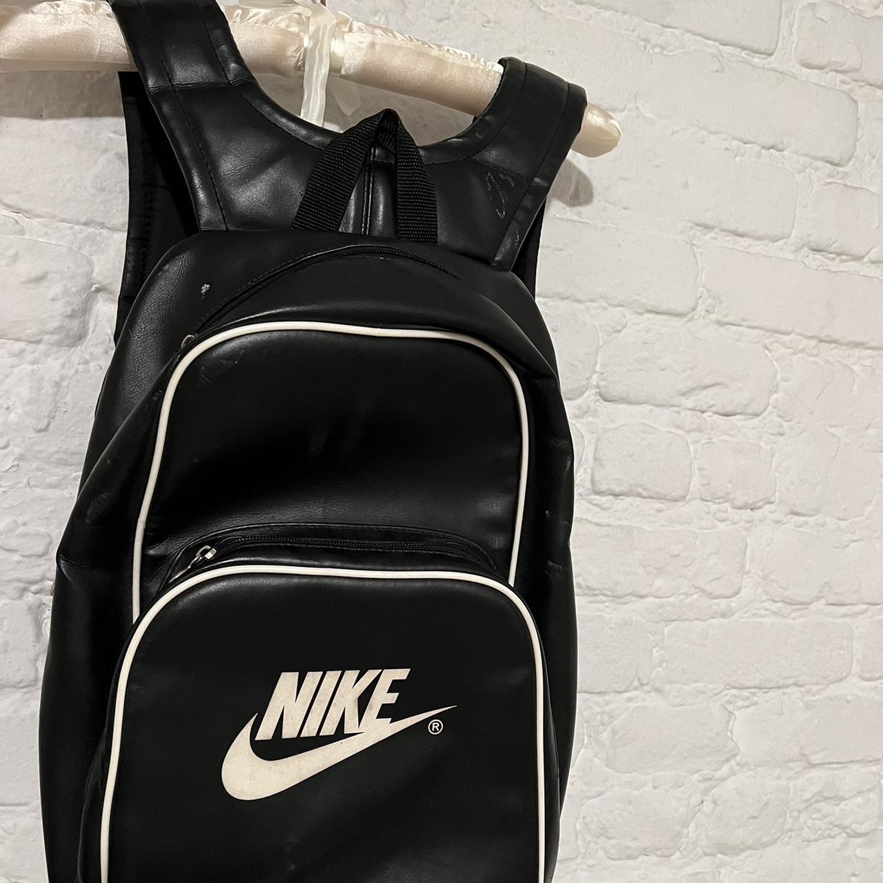 Vintage nike leather backpack. Good condition, well... Depop