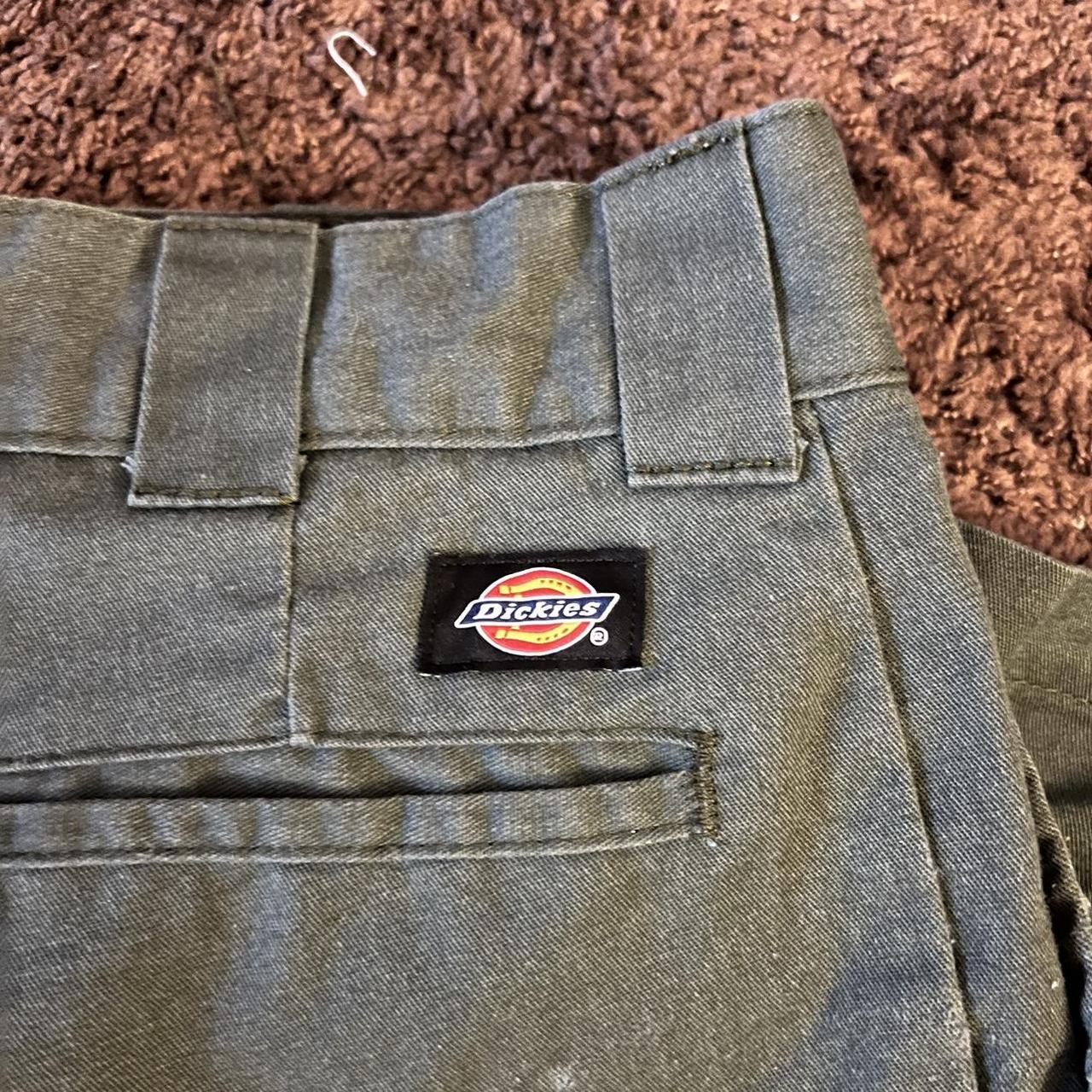 Dickies Work Pants in Green Fairly worn, 32x30 no... - Depop