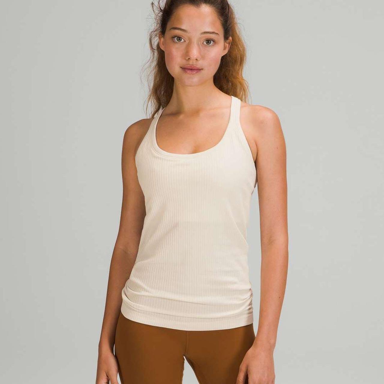 Lululemon ebb to street tank, color - white