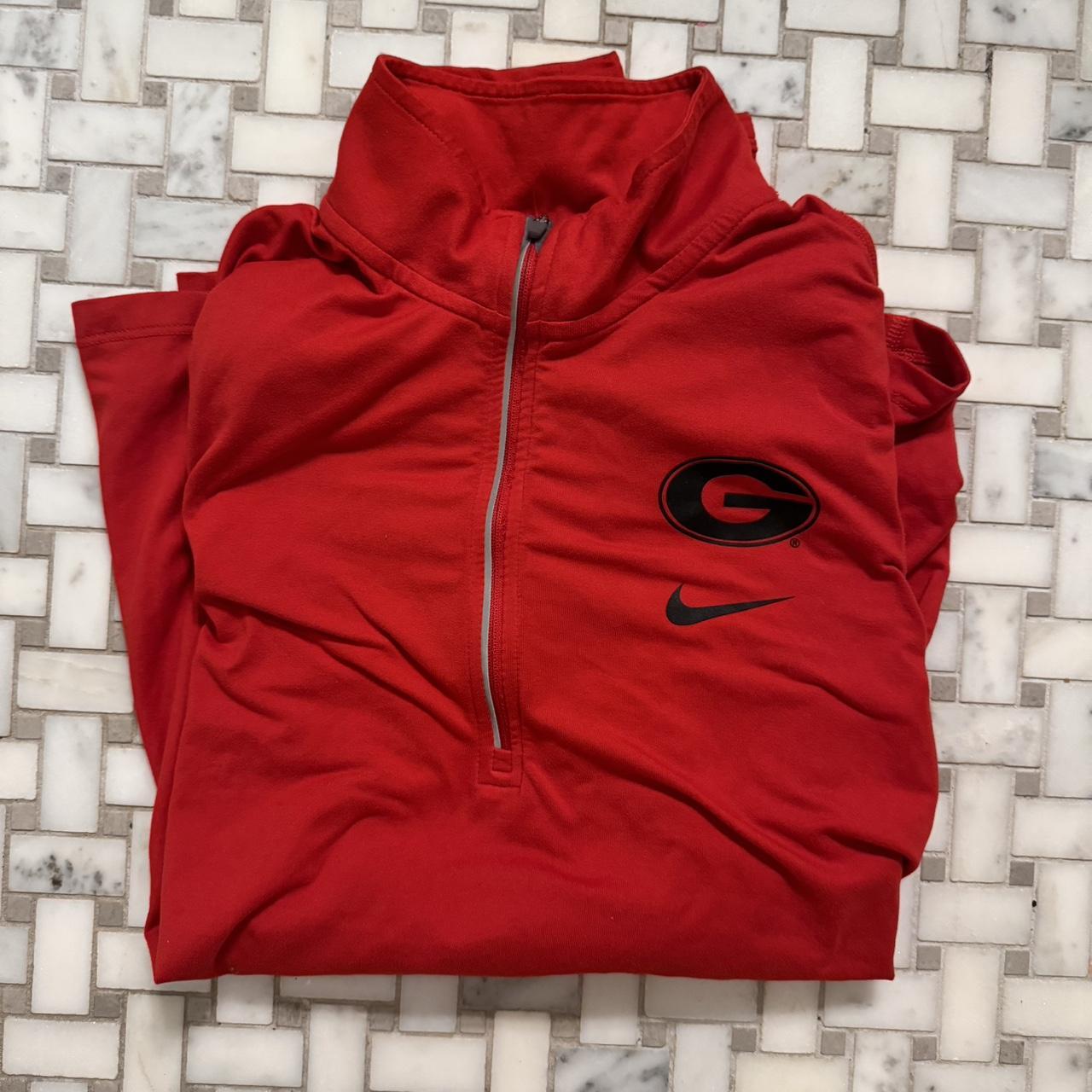 uga nike quarter zip