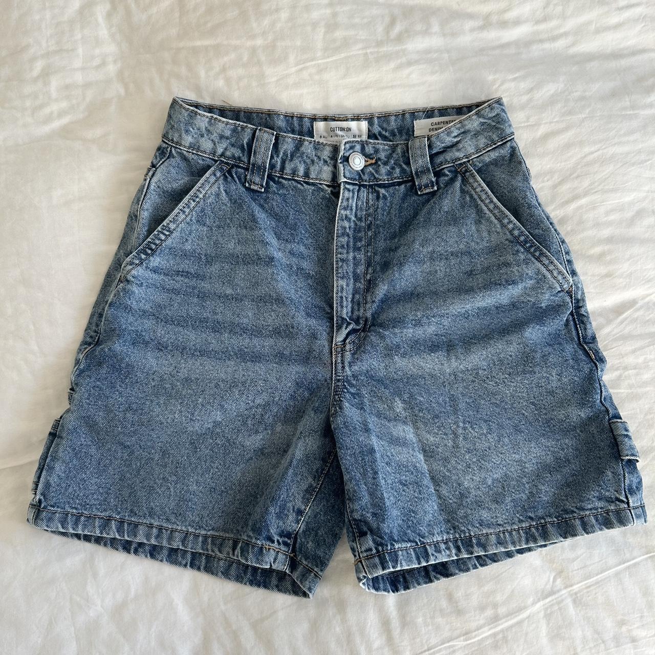 cotton on carpenter jorts size 4 no visible... Depop