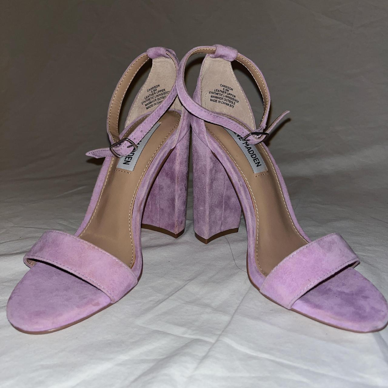 Steve Madden carrson heels Lilac purple Depop