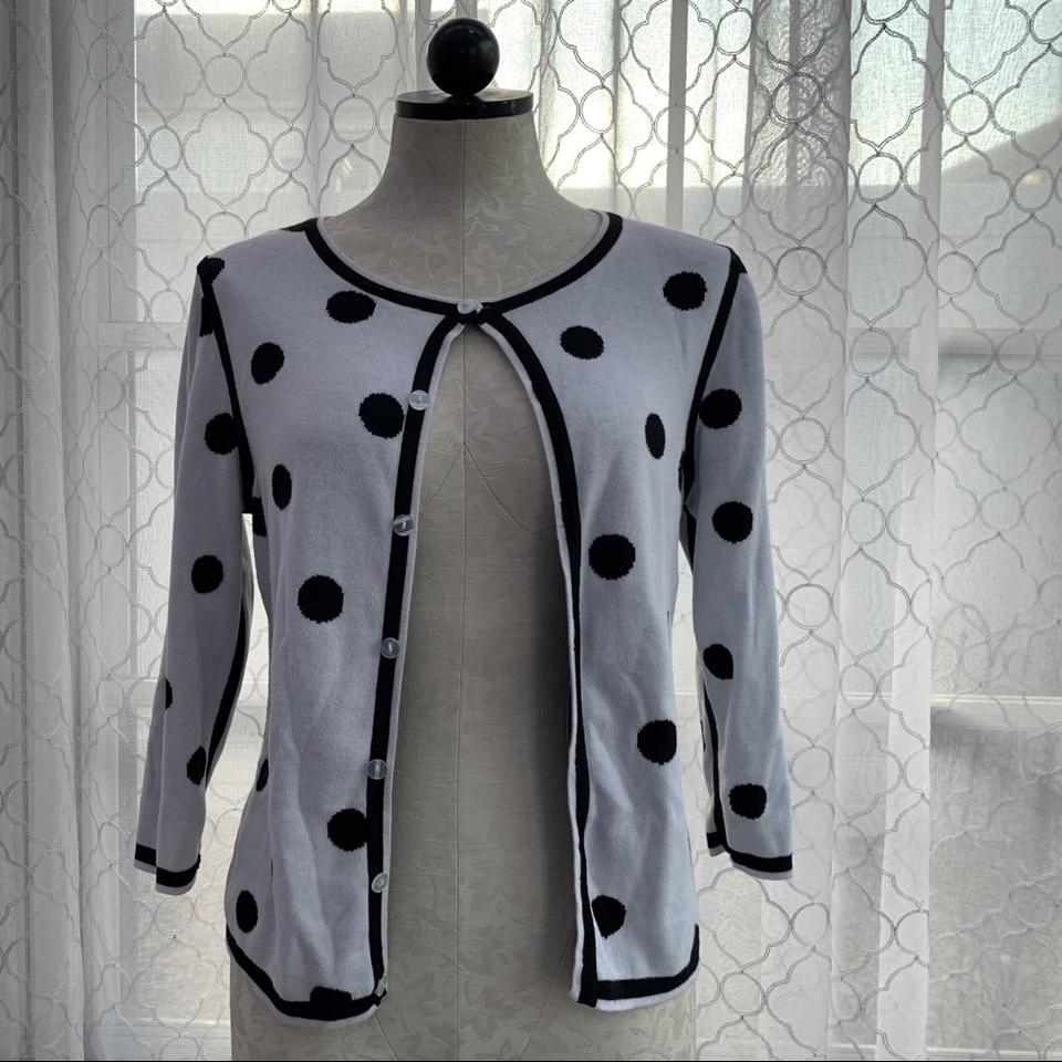 未使用/タグ付き★laubeblanc/4waytwillcombinaison Vintage Black and white color block spotted | Depop