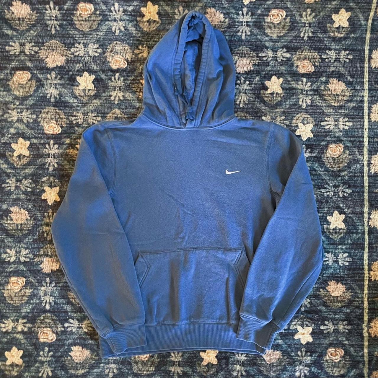 Blue Nike sweatshirt - size small free shipping on... - Depop