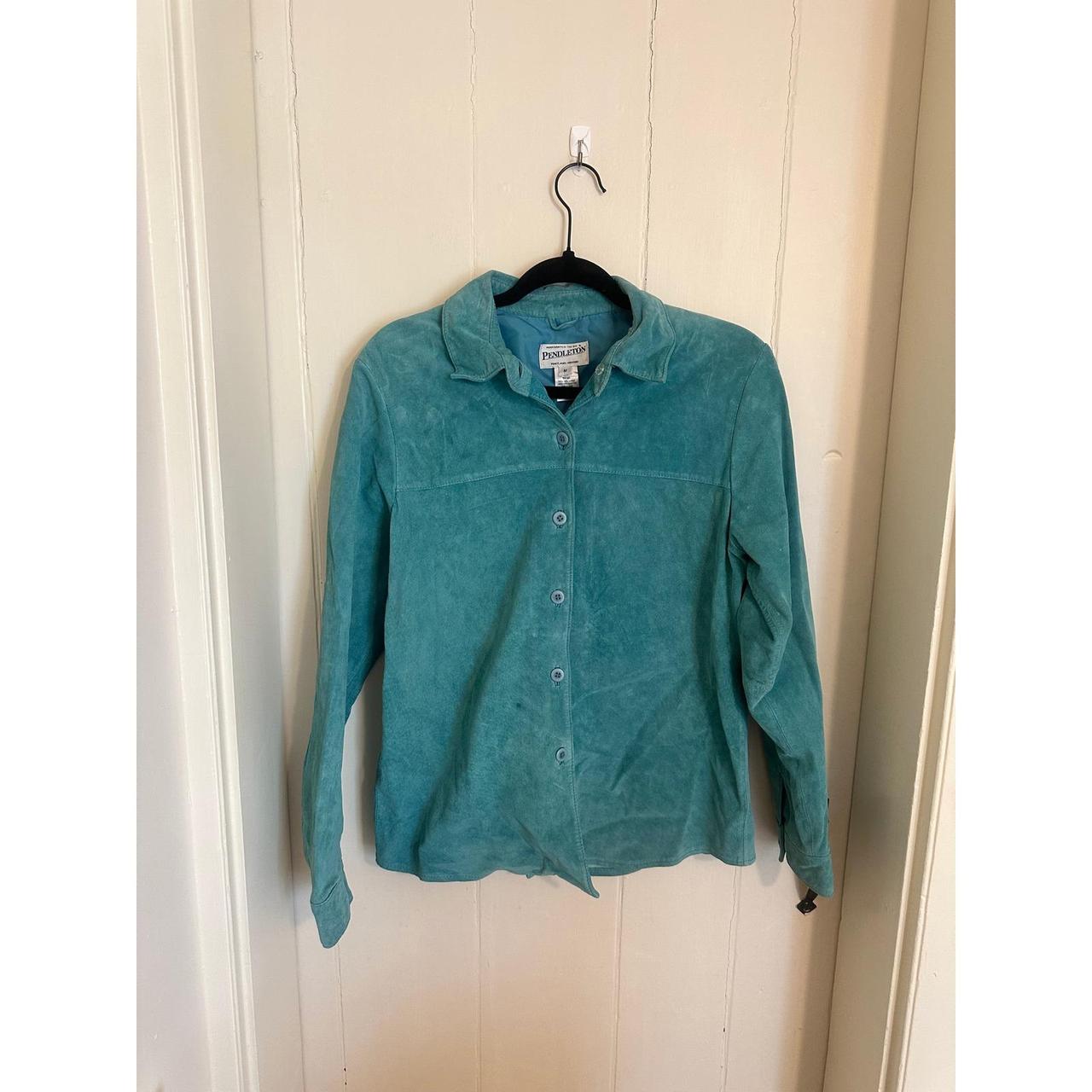 Pendleton Women's Shacket Jacket - Blue - M – Vin… - image 3