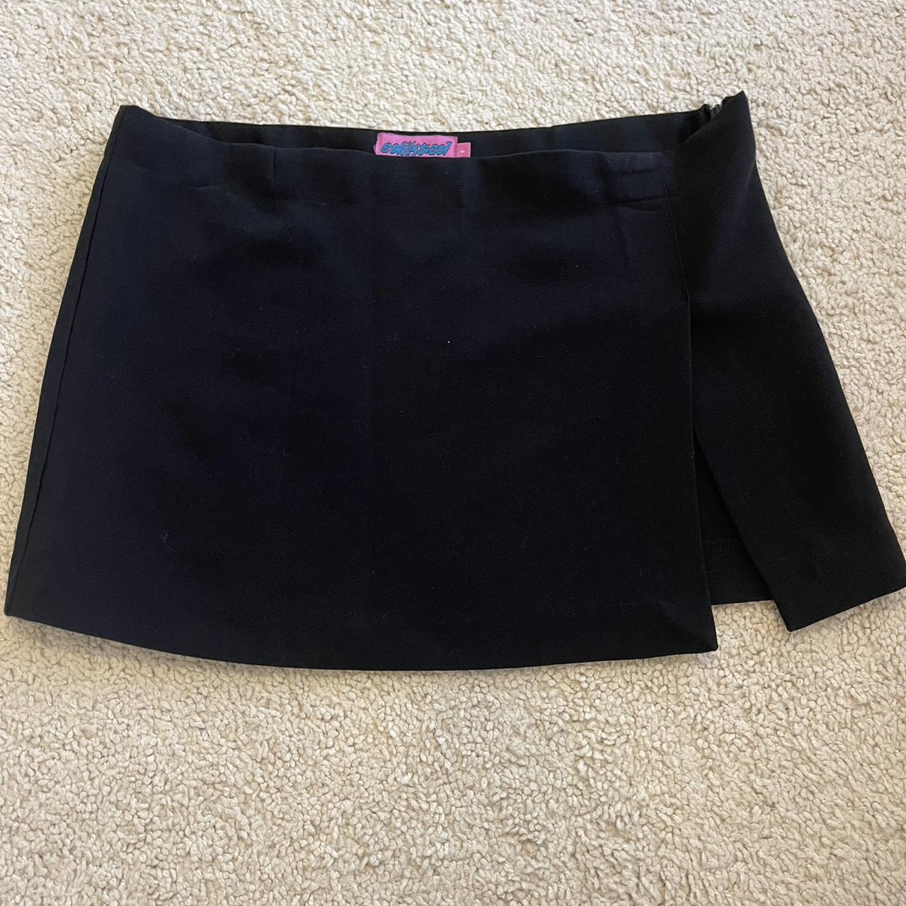 Edikted Women's Black Skirt | Depop